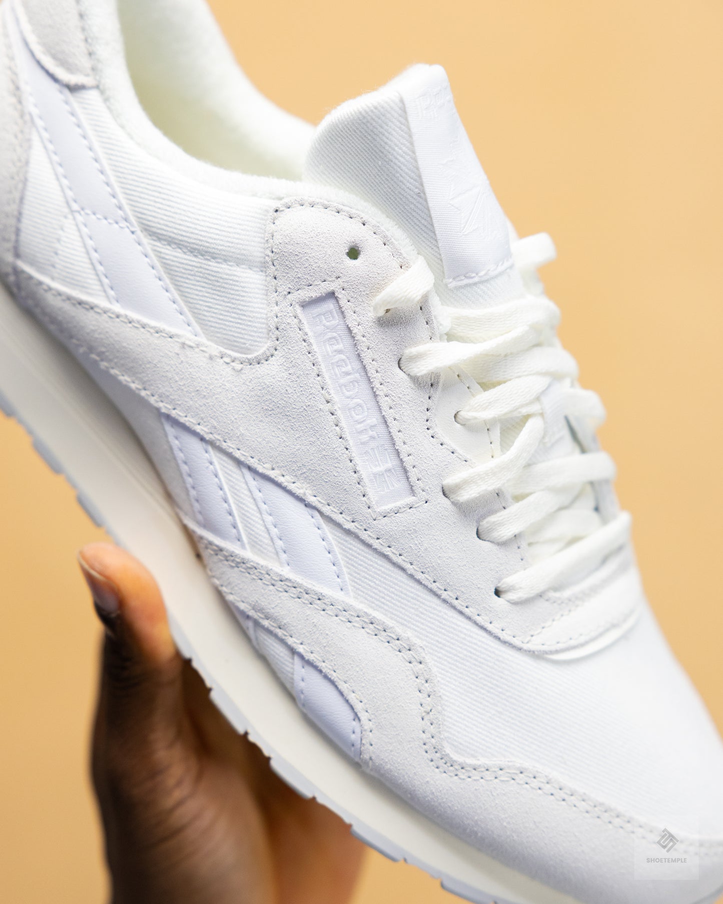 Reebok Classic Nylon Shoes – Triple White