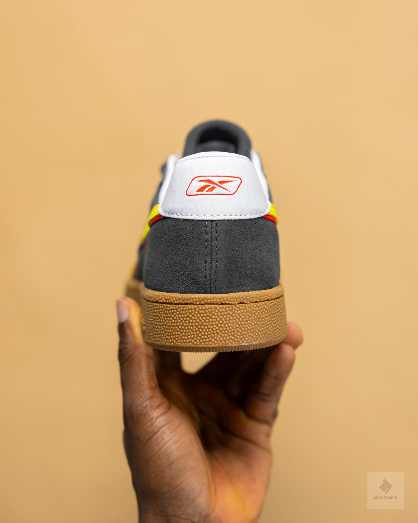 Reebok Club C Grounds UK – Dark Grey/Yellow/Red/Gum