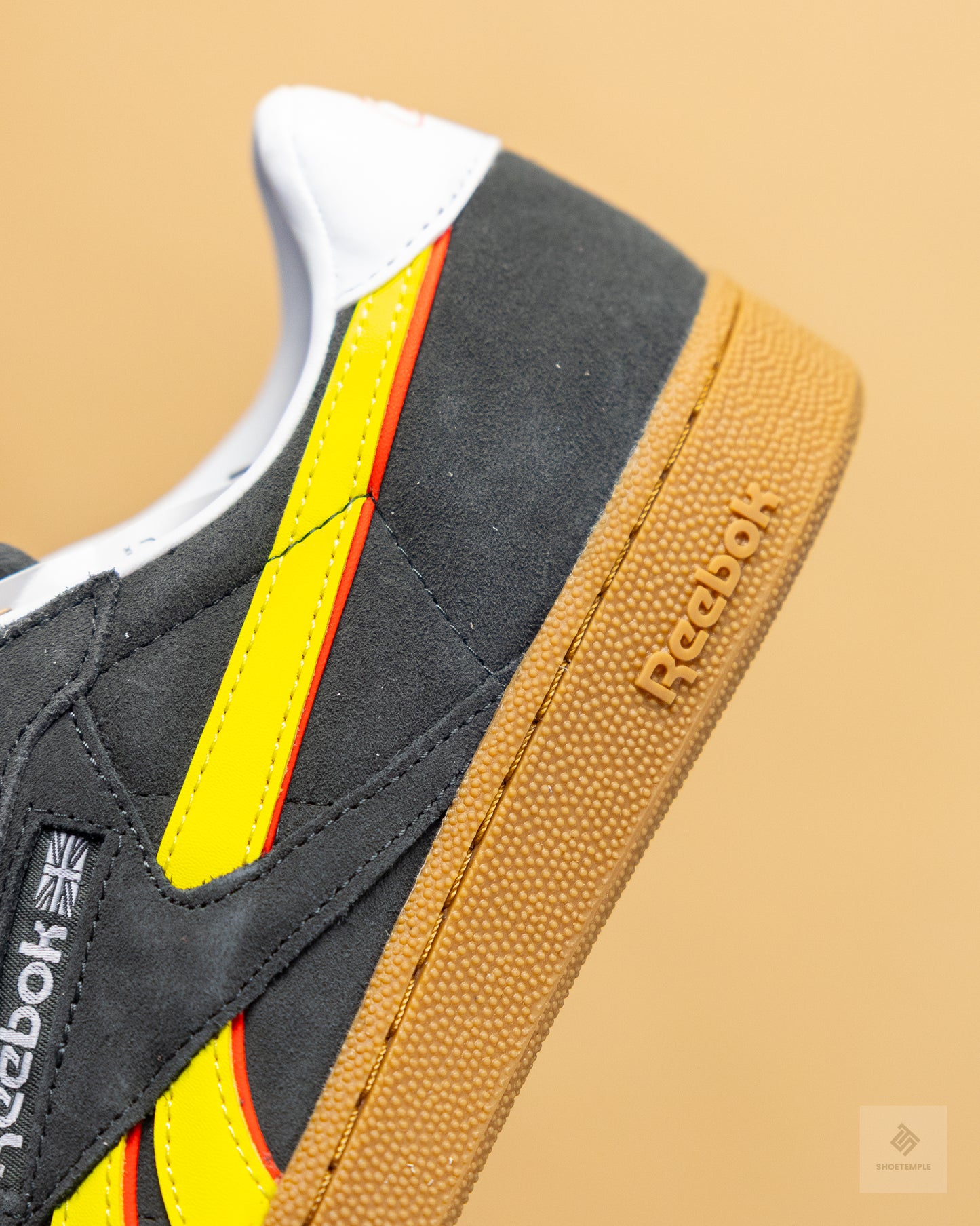 Reebok Club C Grounds UK – Dark Grey/Yellow/Red/Gum