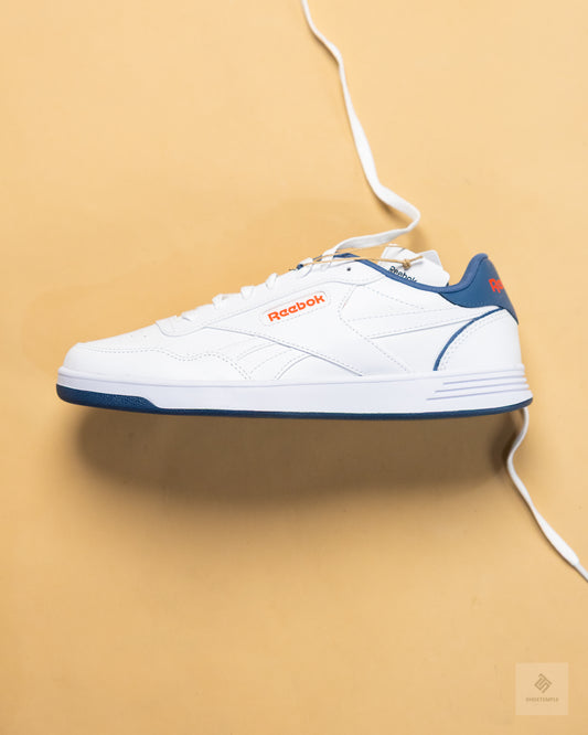 Reebok Court Advance Sneakers – White/Steel Blue