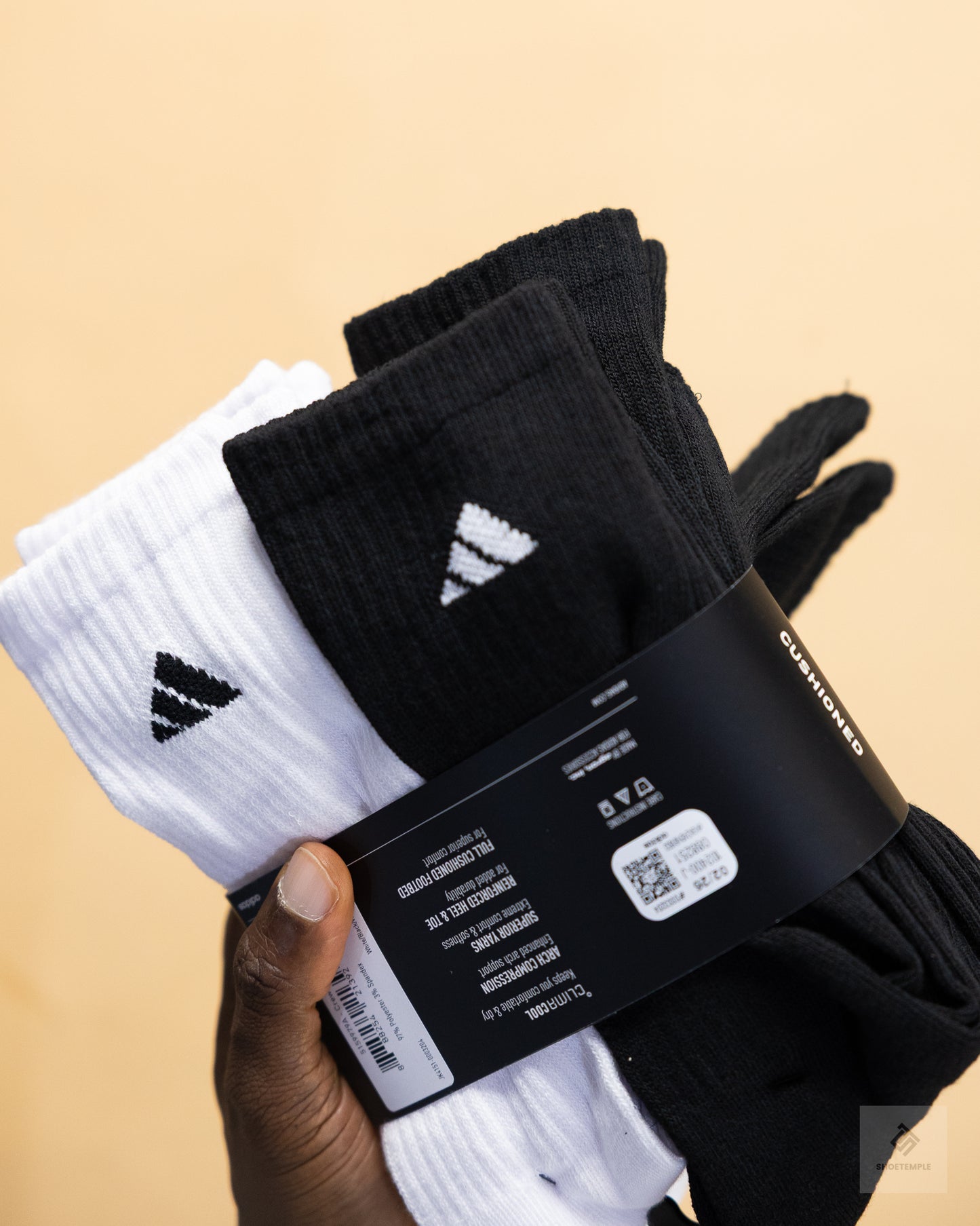 Adidas Men's Athletic Cushioned Crew Socks 6 Pairs - Mixed