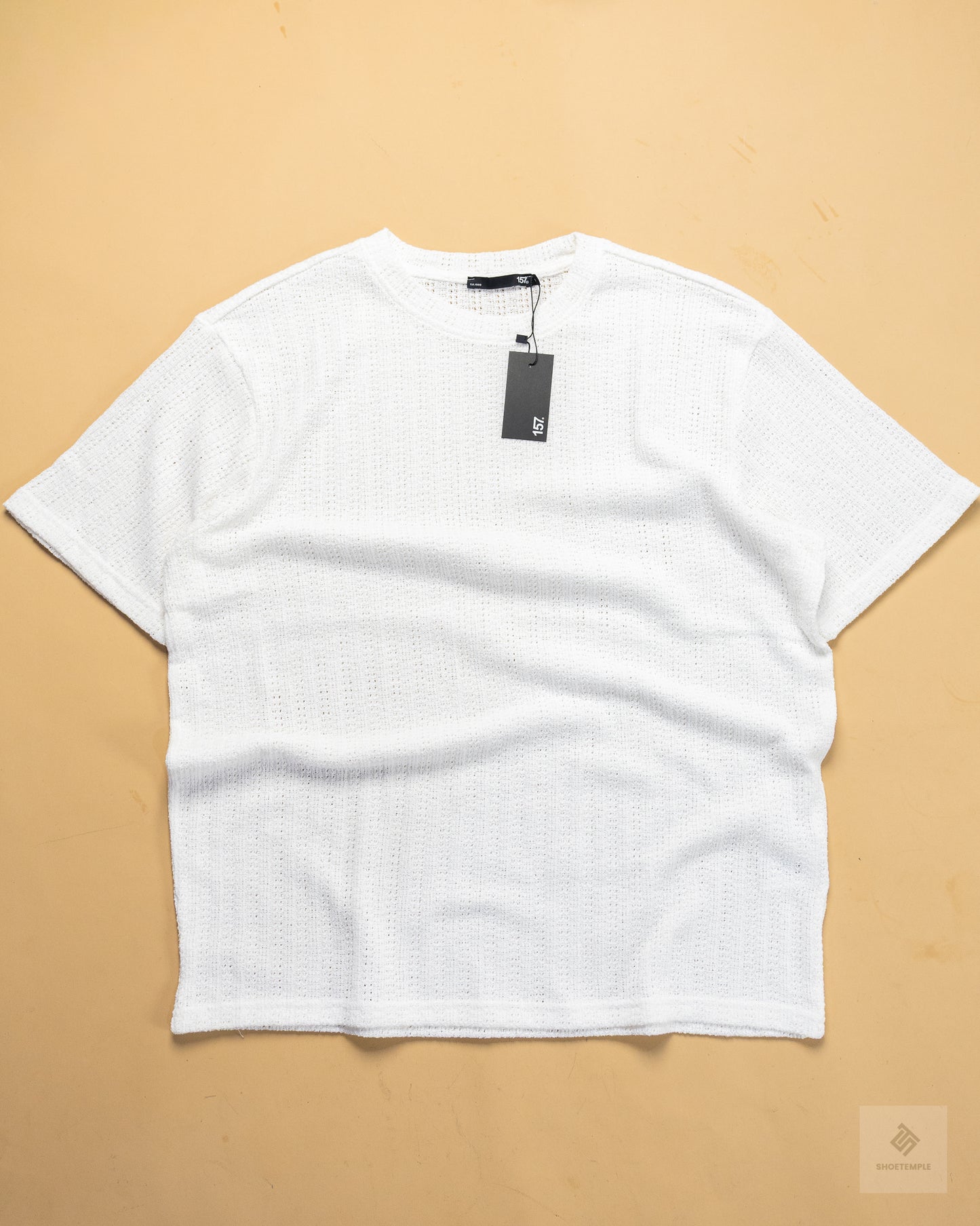 157 Knit Short Sleeve Shirt - White