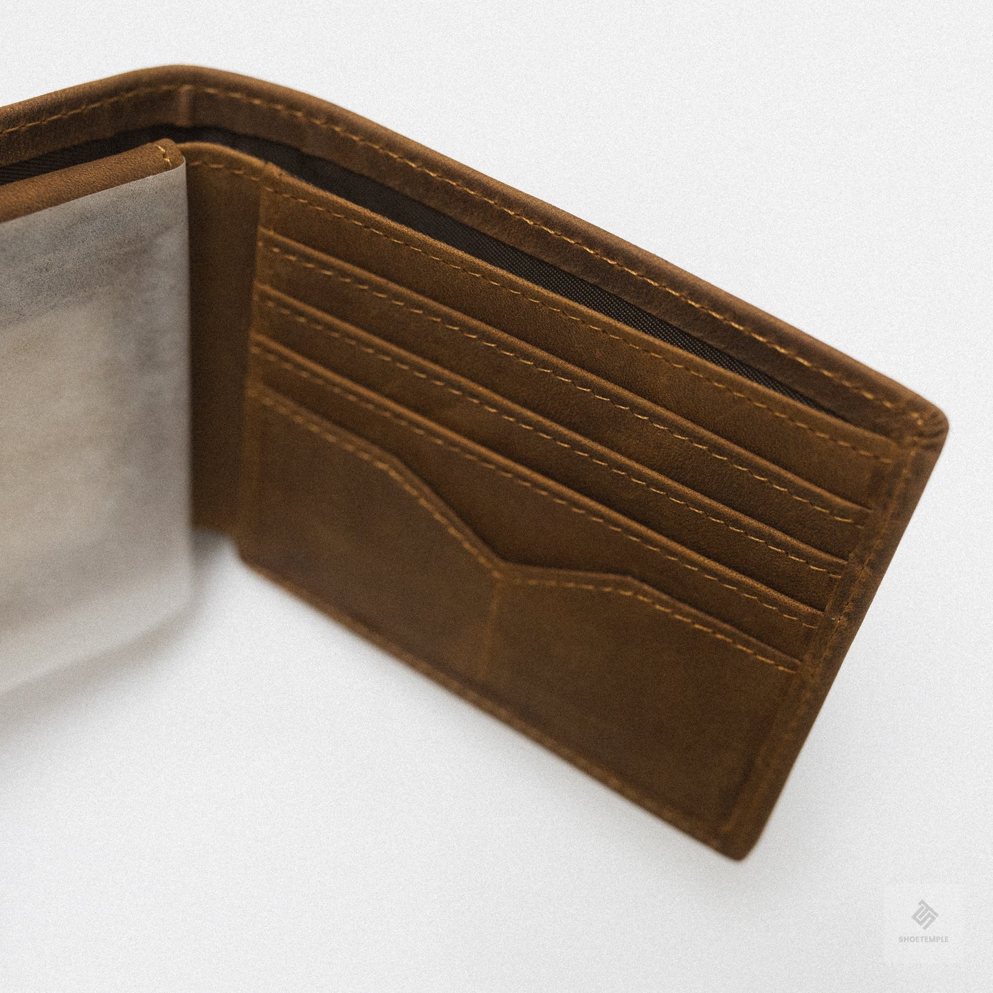 Top Grain Leather Wallet for Men - Brown