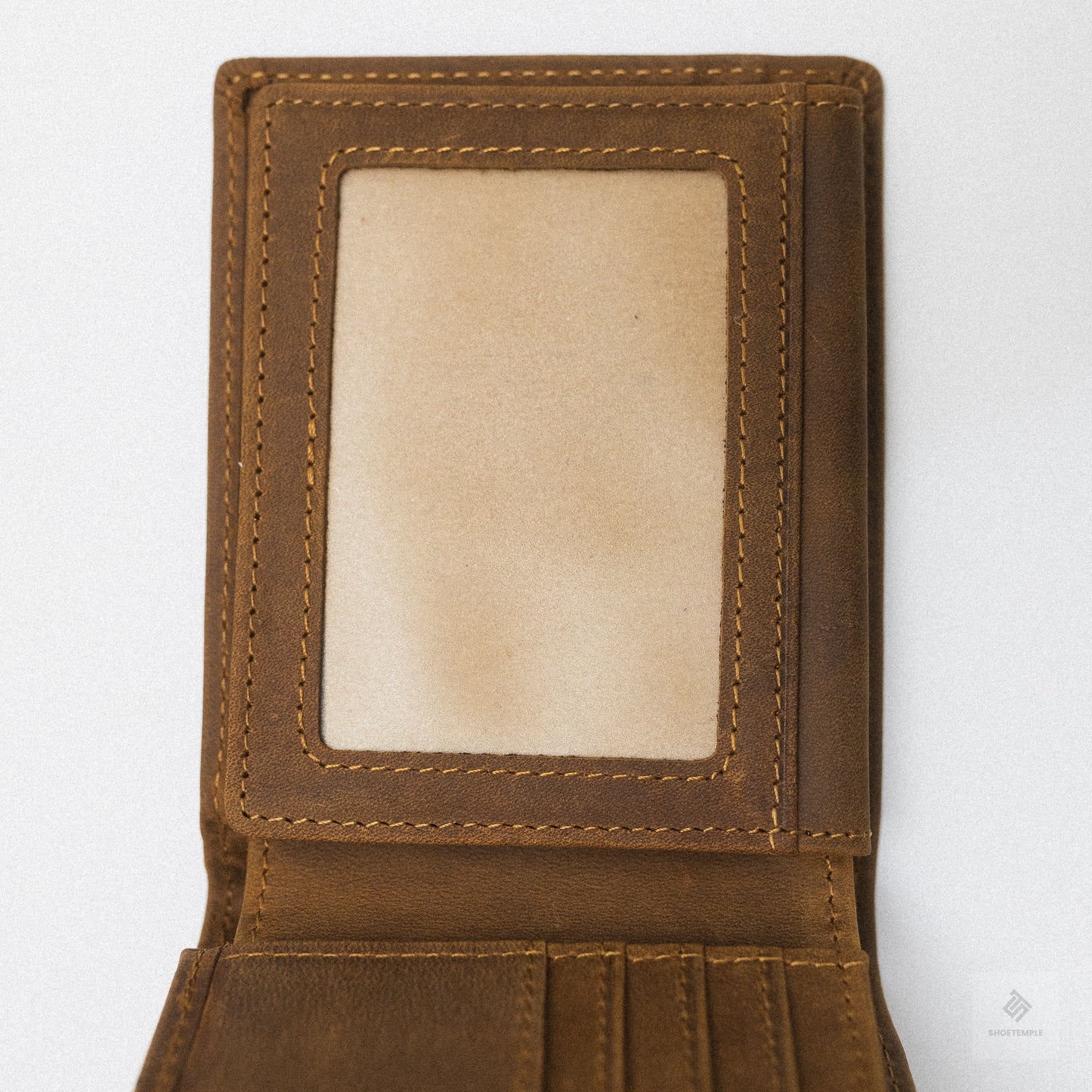 Top Grain Leather Wallet for Men - Brown