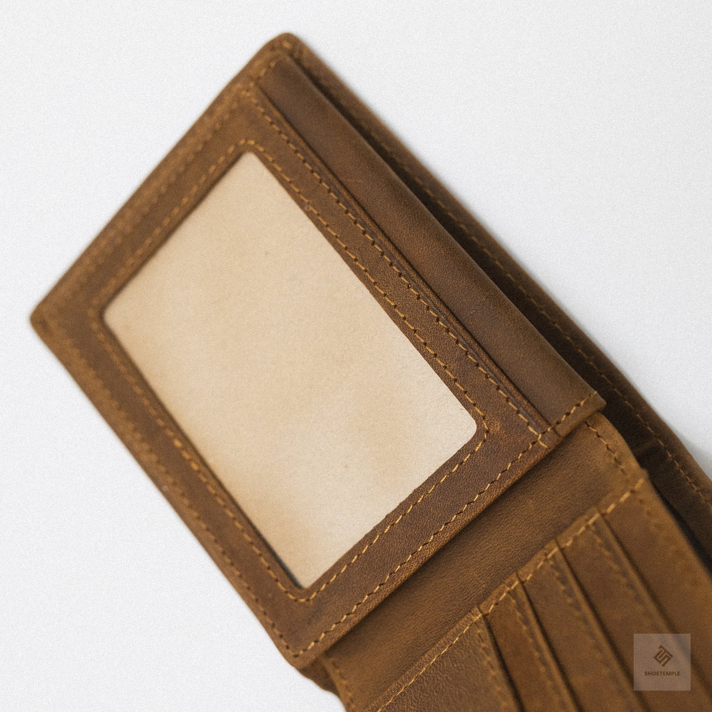 Top Grain Leather Wallet for Men - Brown