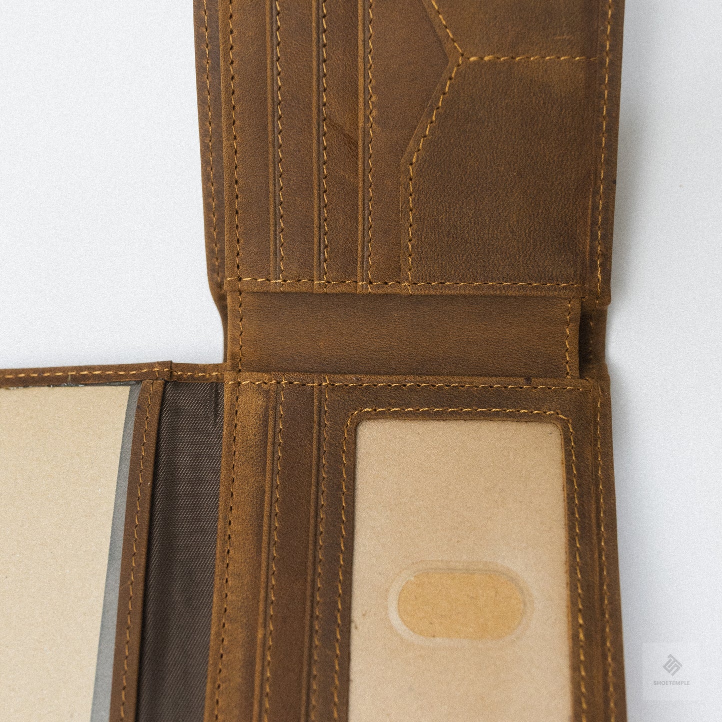 Top Grain Leather Wallet for Men - Brown