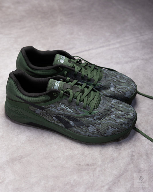 Reebok Nano X5 Training Shoe - Breakaway Green/Washed Black/Grey