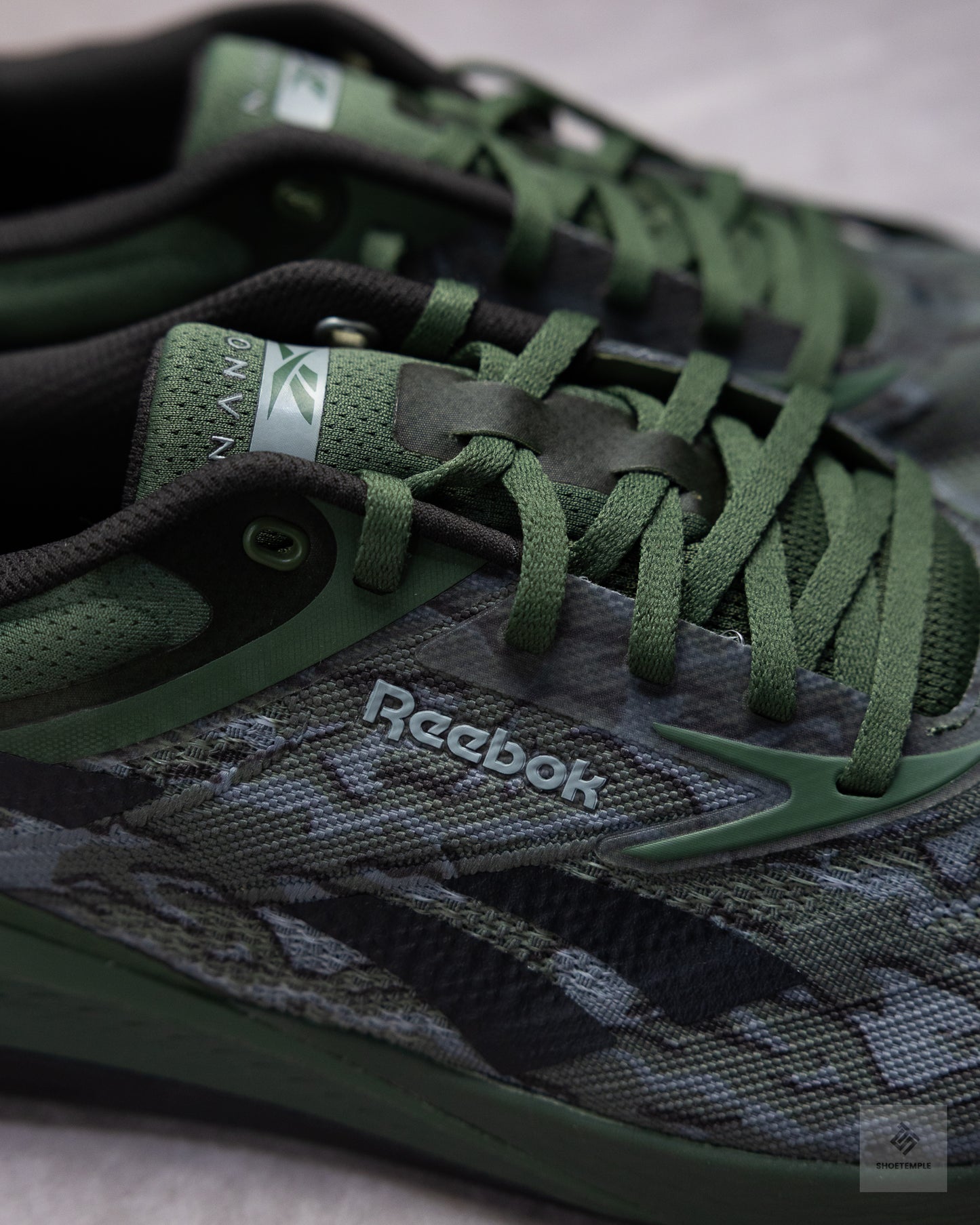 Reebok Nano X5 Training Shoe - Breakaway Green/Washed Black/Grey