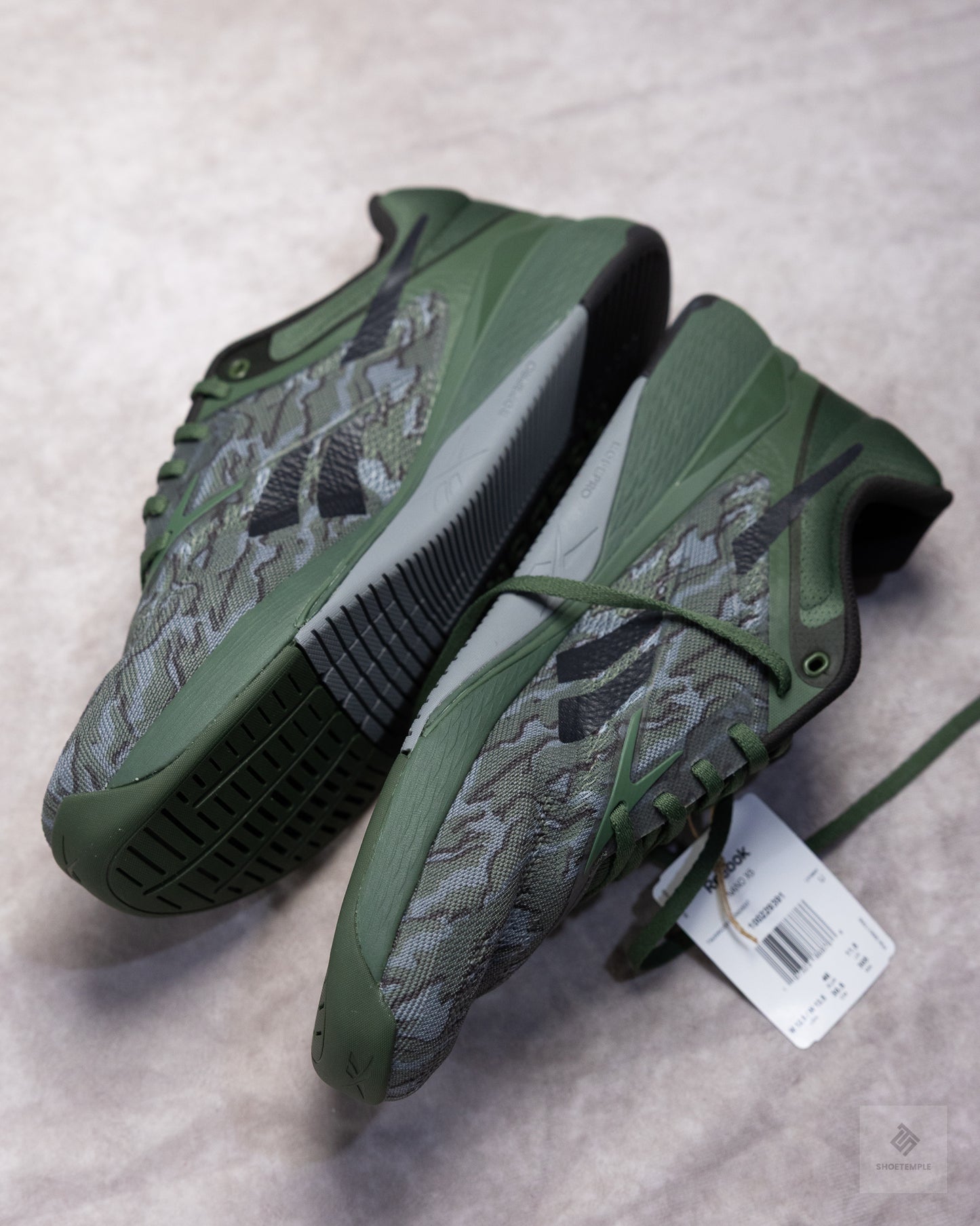 Reebok Nano X5 Training Shoe - Breakaway Green/Washed Black/Grey