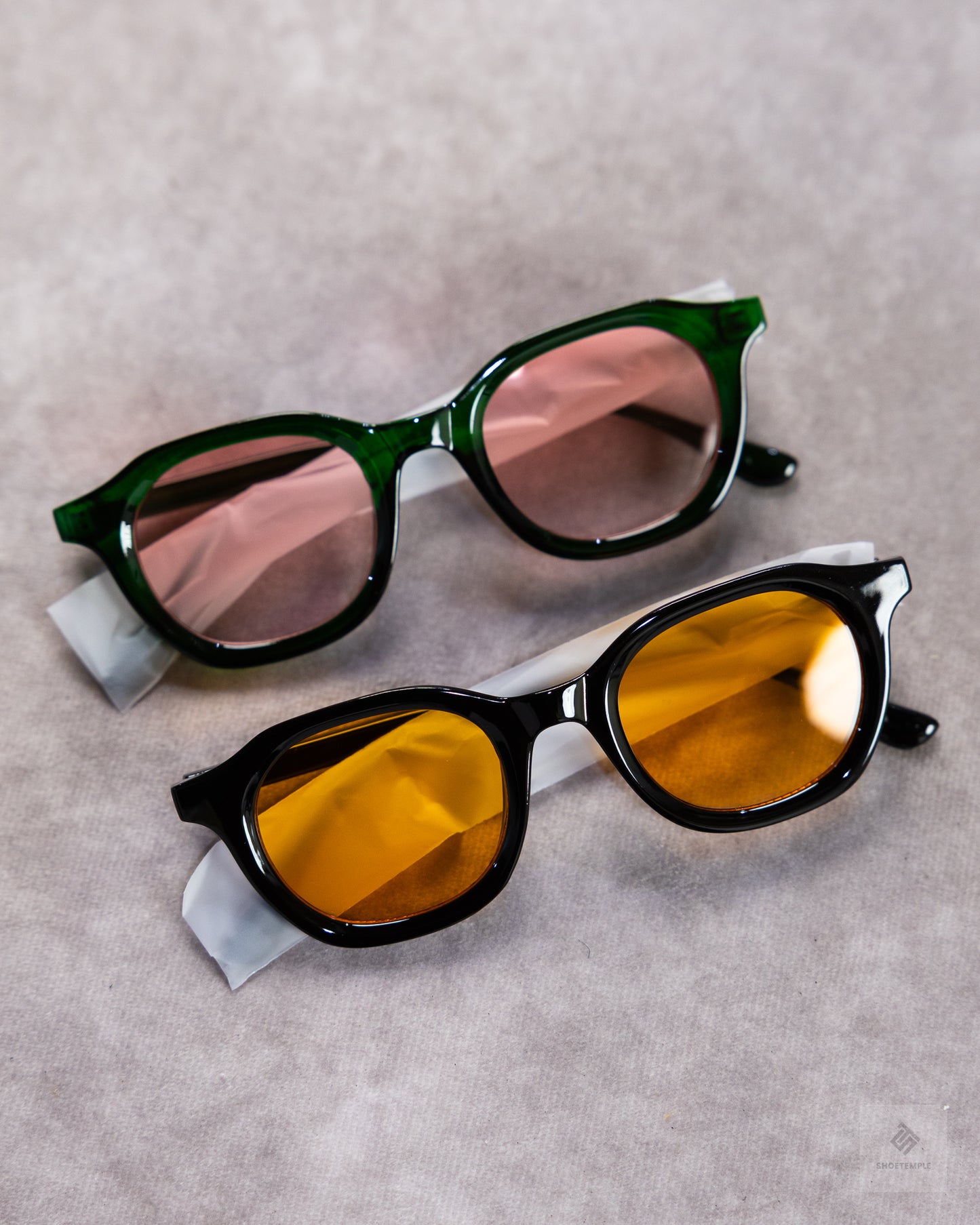 2 in 1 Retro Round Sunglasses for Men/Women Vintage Circle Shades