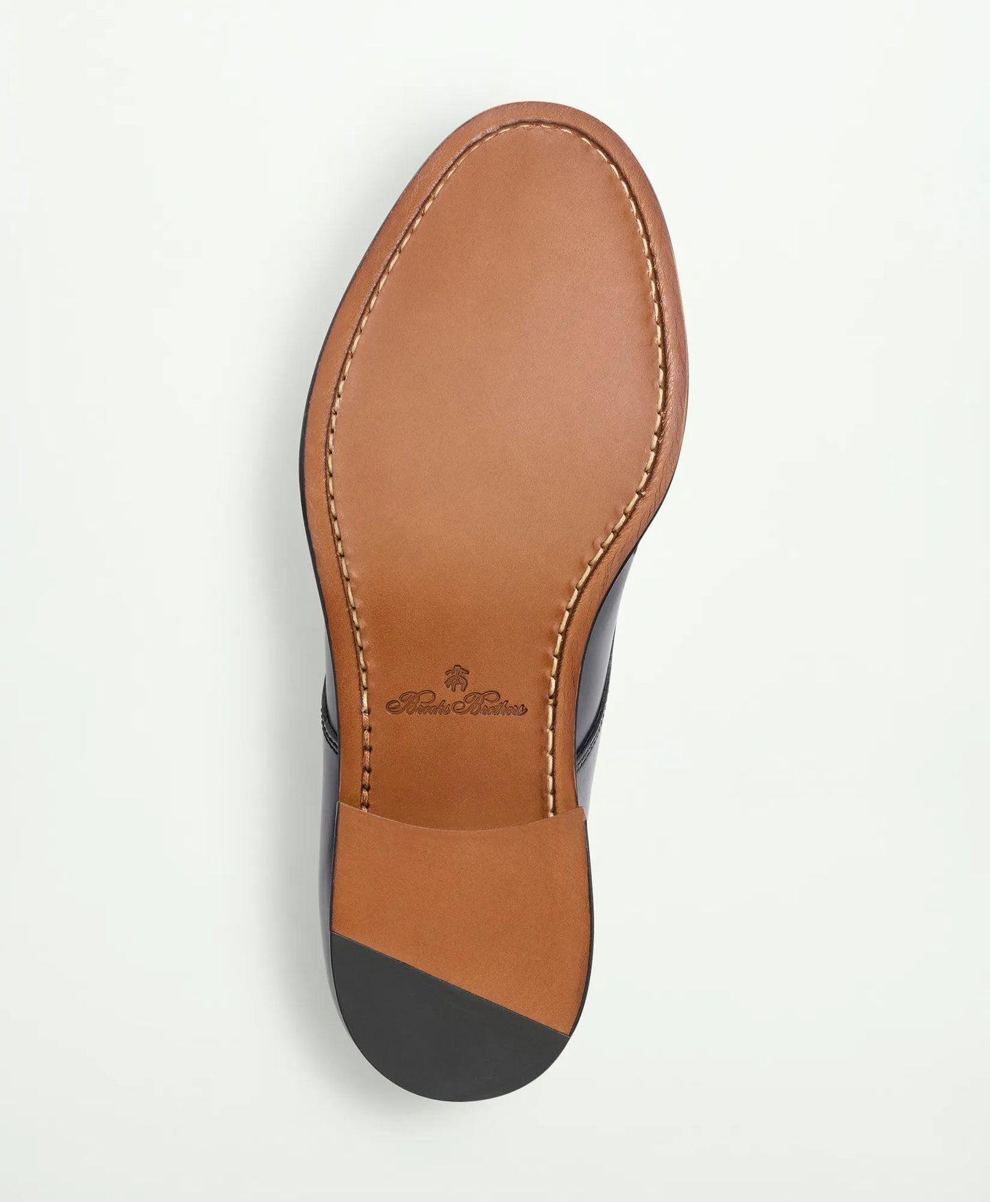 Brooks Brothers Blucher In Black Leather