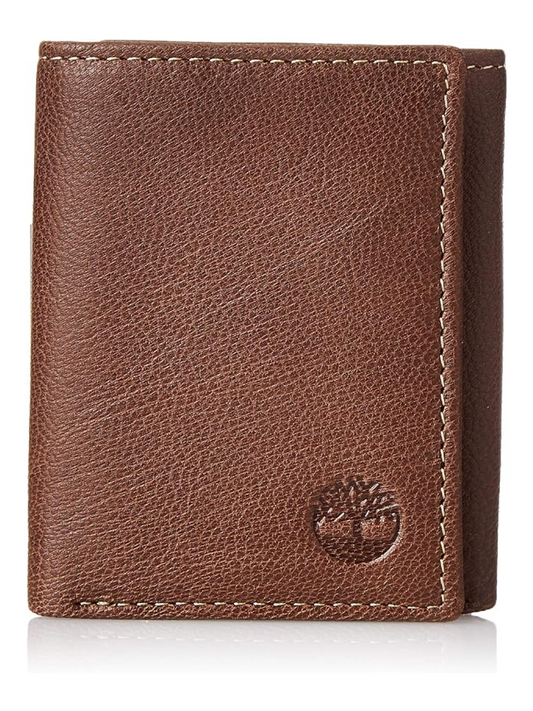 Timberland Men’s Genuine Leather RFID Blocking Trifold Wallet