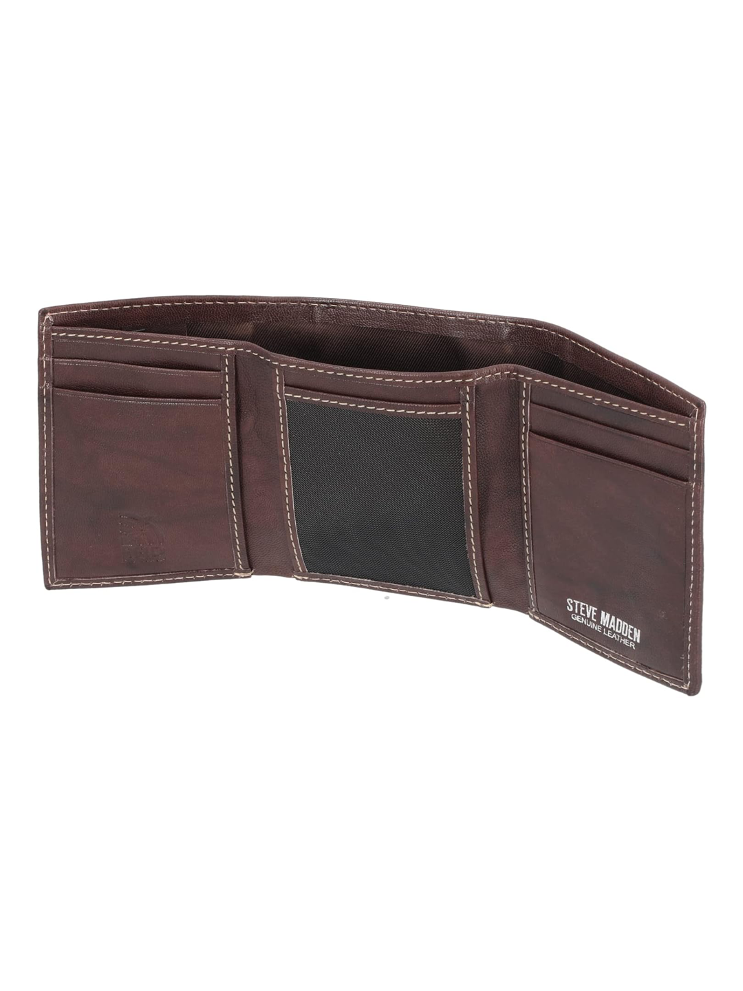 Steve Madden Men's RFID Trifold Wallet with Id Window