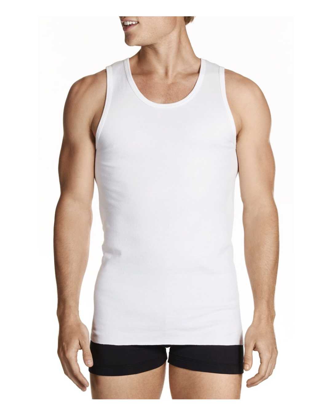 Jockey Men's Ribbed Singlet 2-Pack