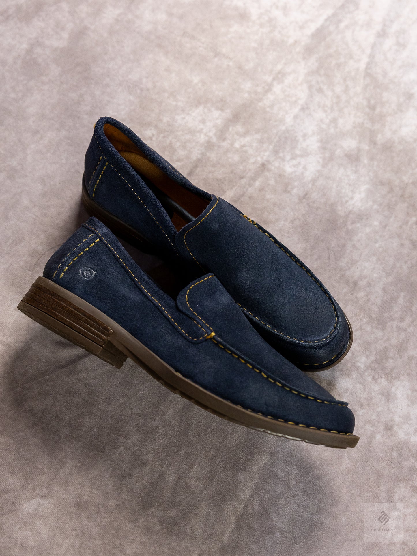 Born Suede Loafer in navy