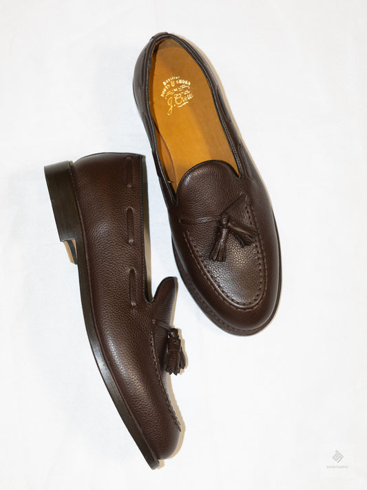 J.Crew Tassel Loafer Brown - Tumbled Leather