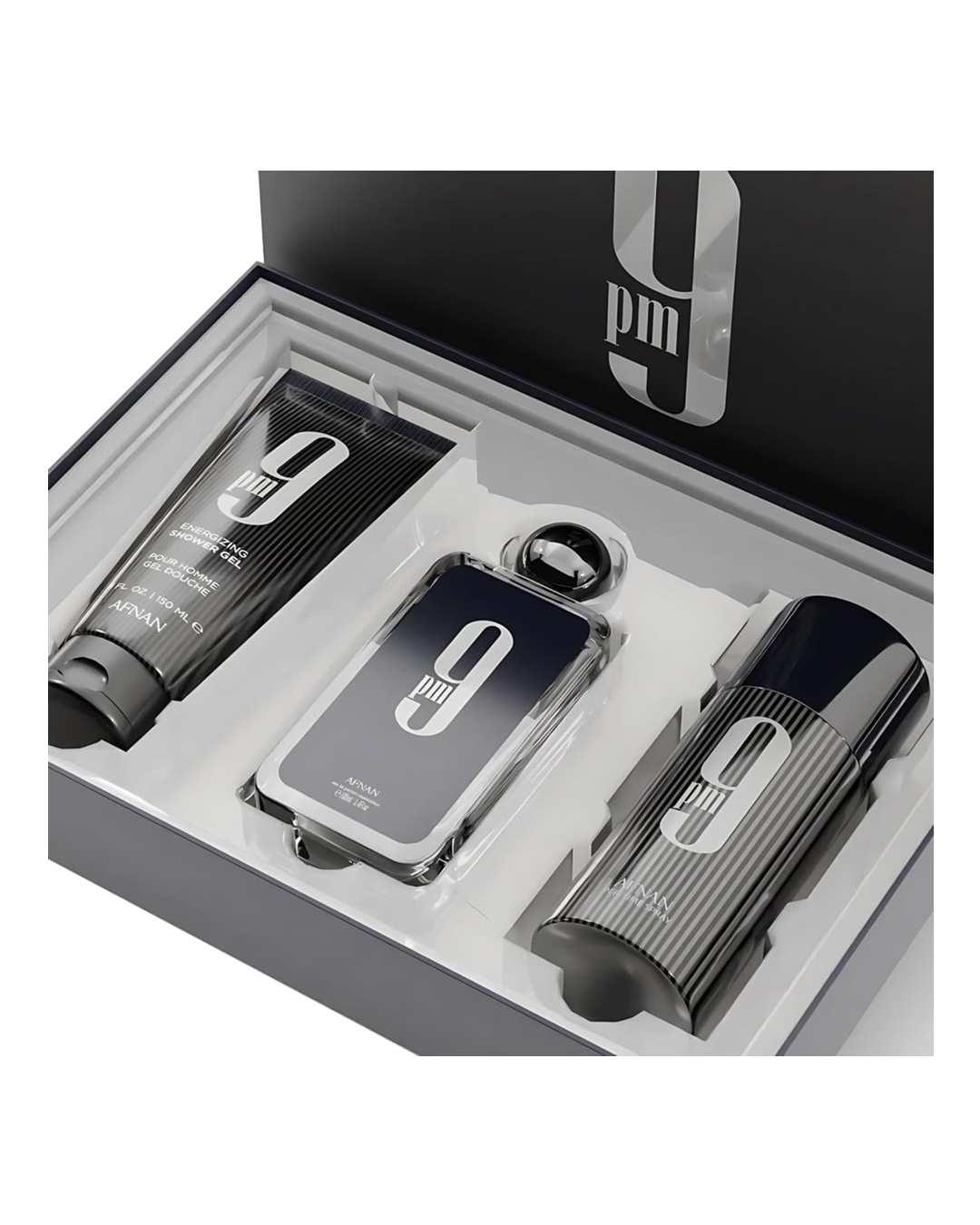 Afnan 9PM Gift Set – Perfume, Deodorant & Shower Gel