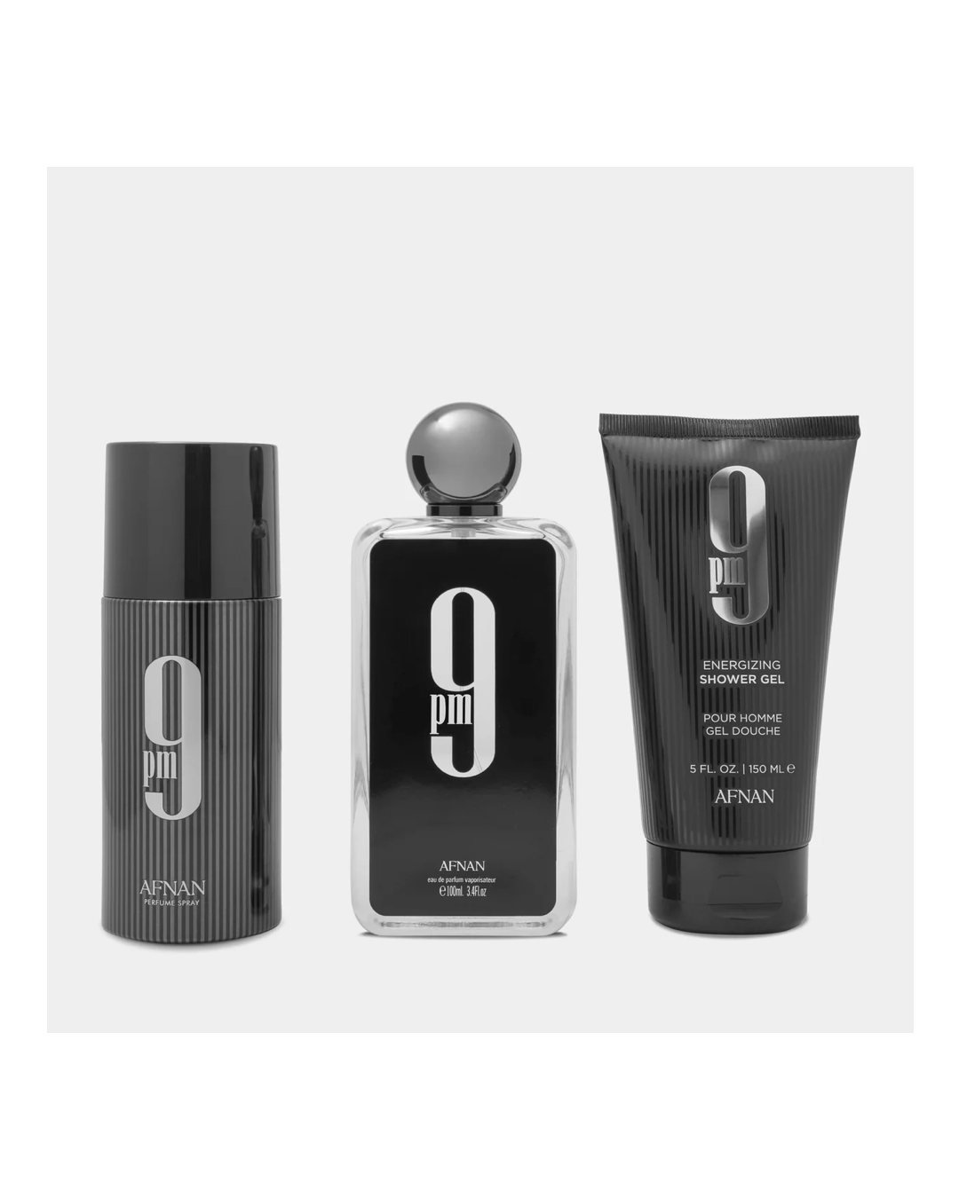 Afnan 9PM Gift Set – Perfume, Deodorant & Shower Gel