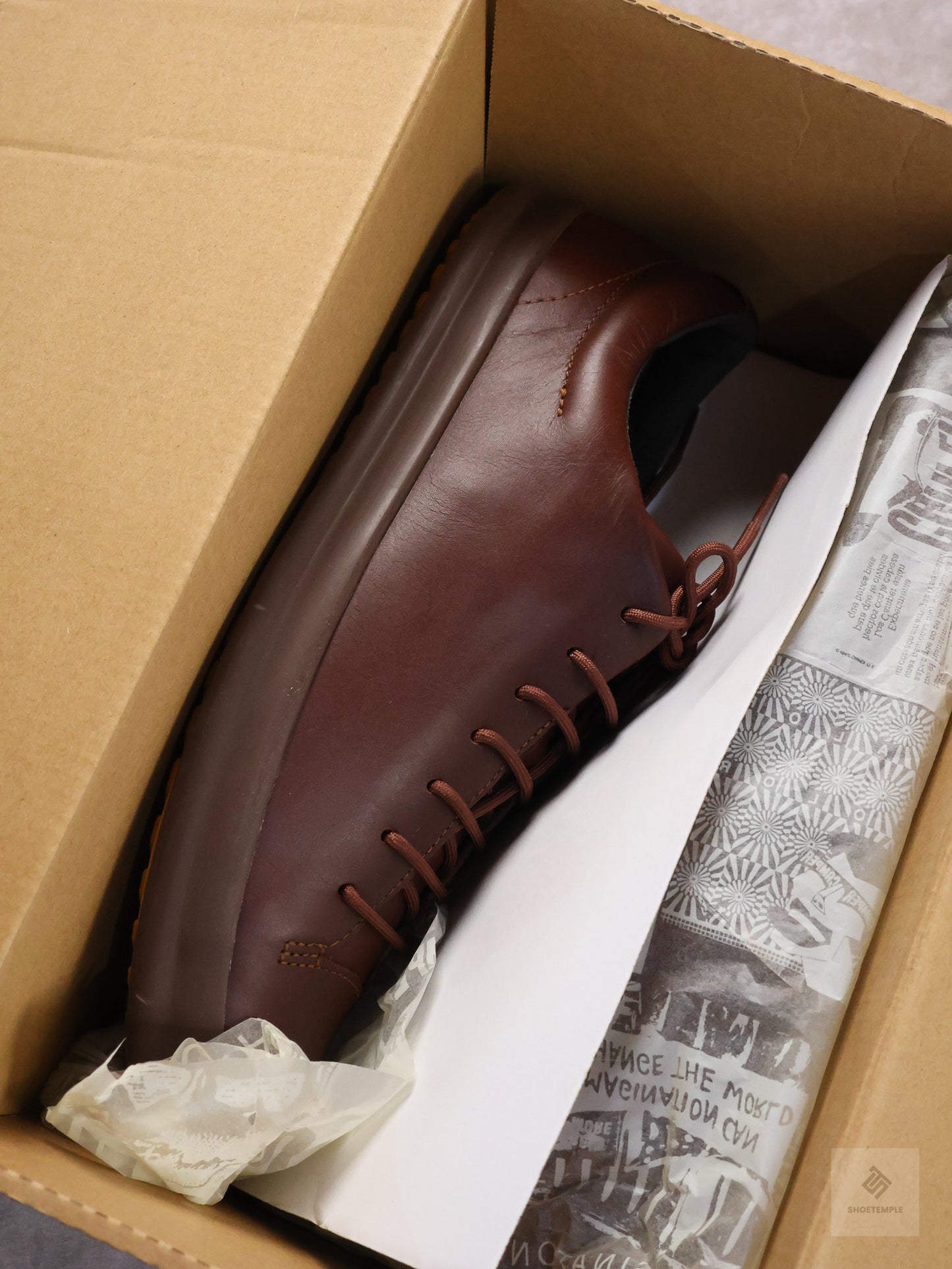 Camper Chasis Sport Sneaker in Medium Brown