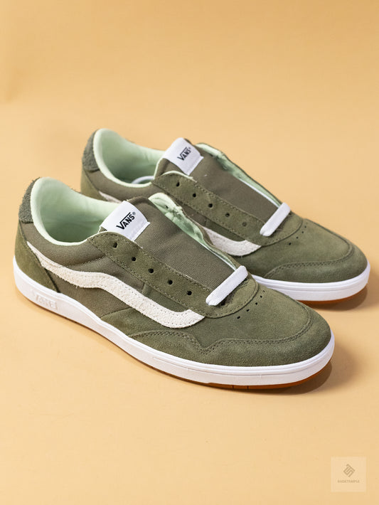 Olive green Vans Cruze Too ComfyCush