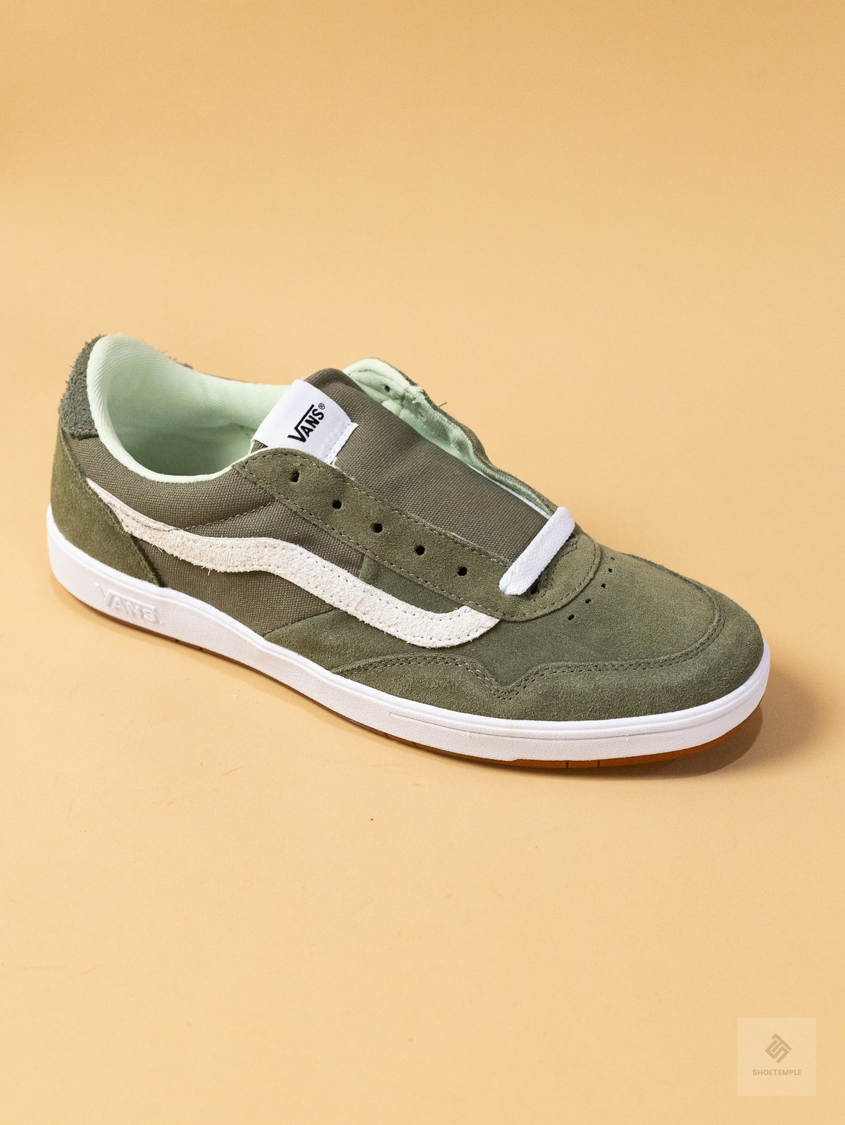 Olive green Vans Cruze Too ComfyCush