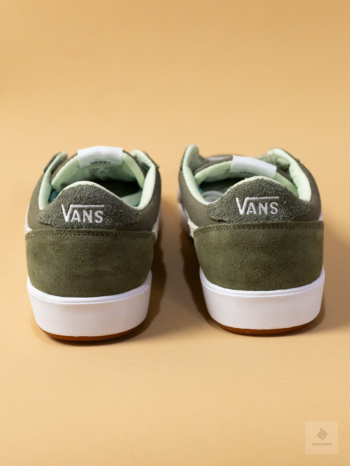 Olive green Vans Cruze Too ComfyCush