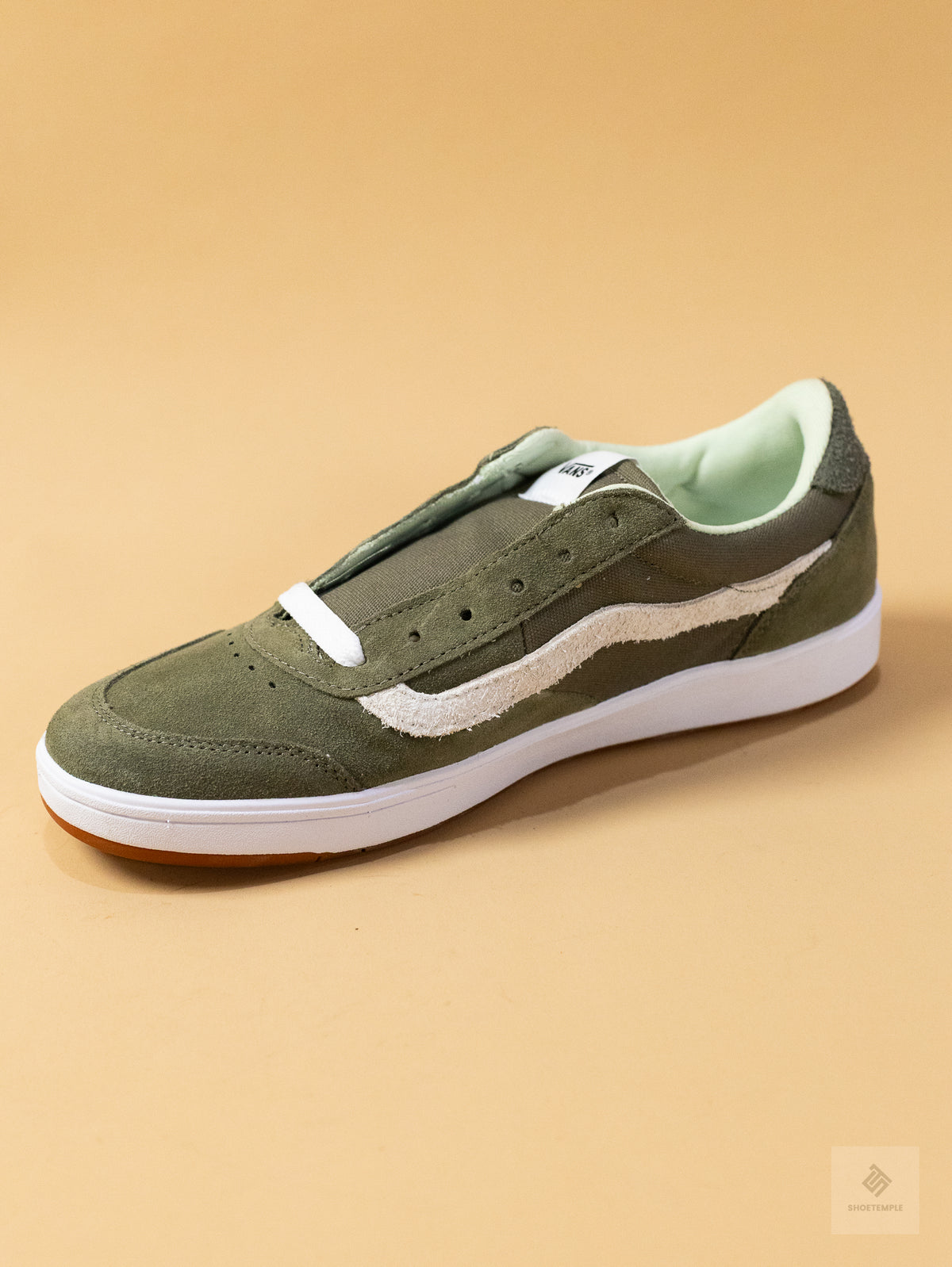 Olive green Vans Cruze Too ComfyCush