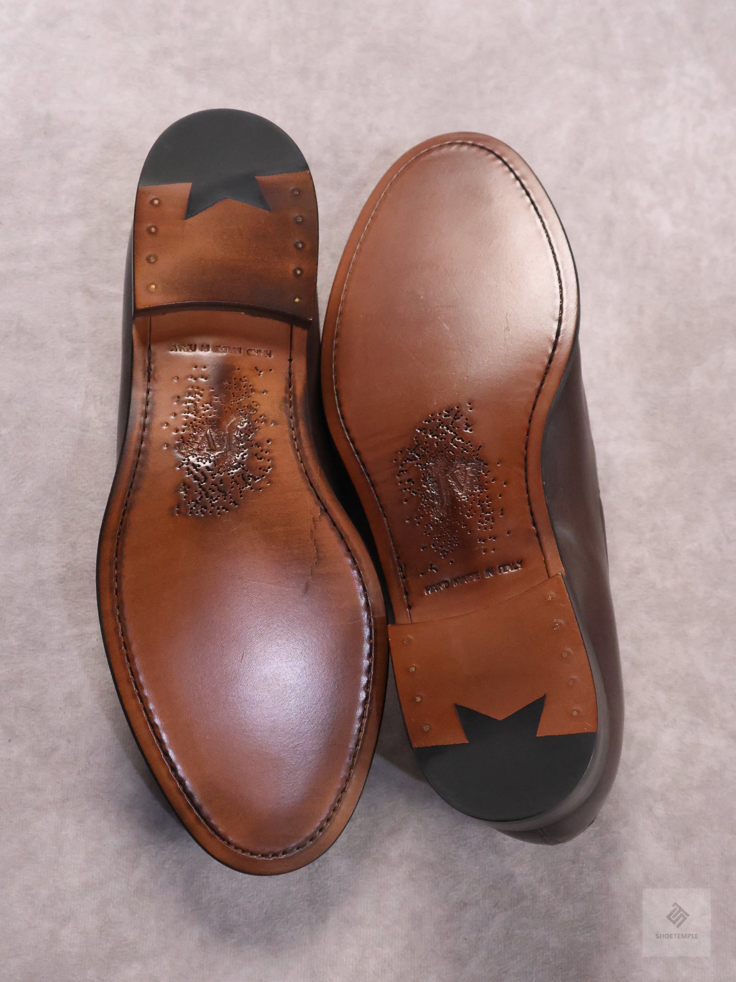 John Varvatos Dark Brown Leather Tassel Loafer