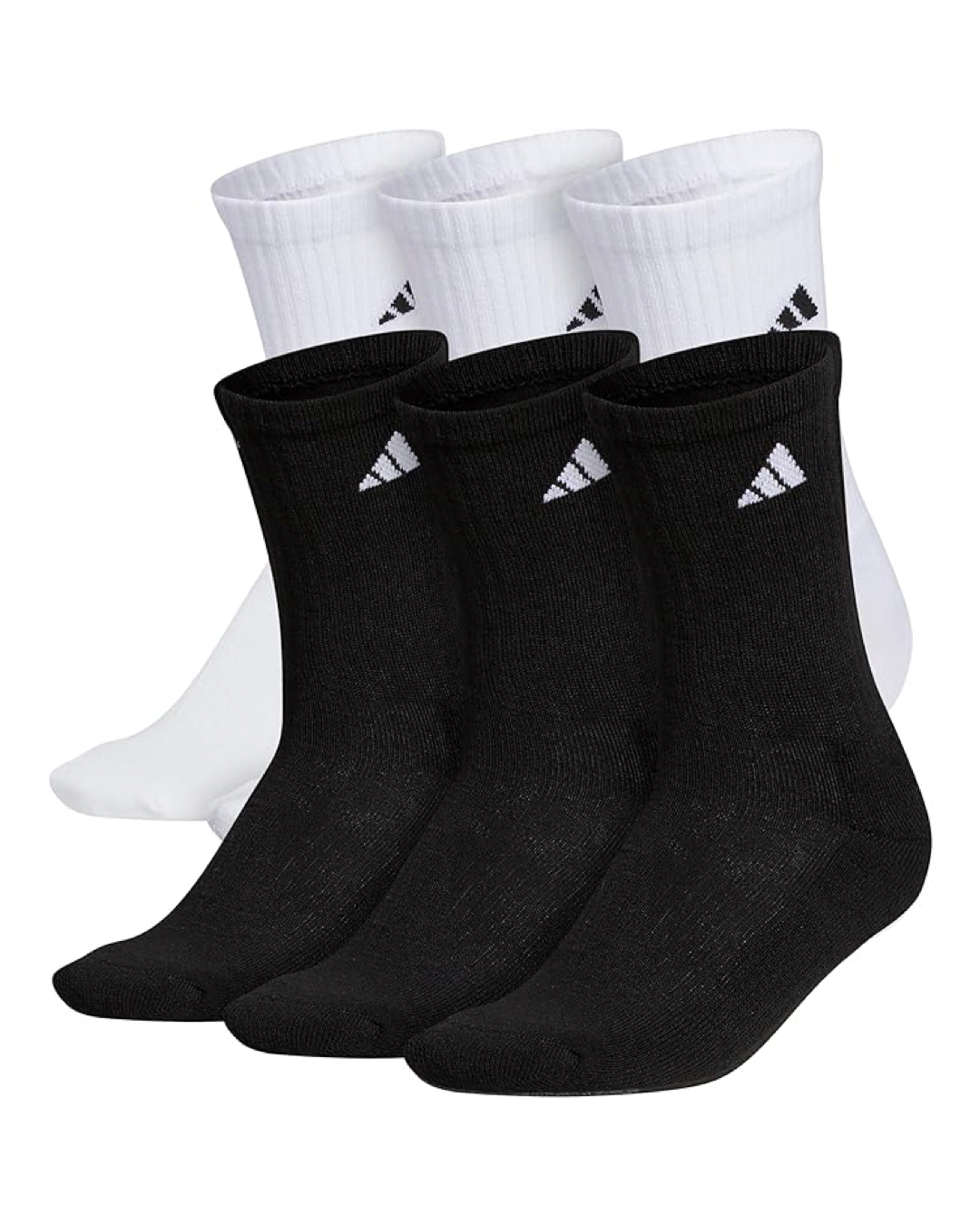 Adidas Men's Athletic Cushioned Crew Socks 6 Pairs - Mixed