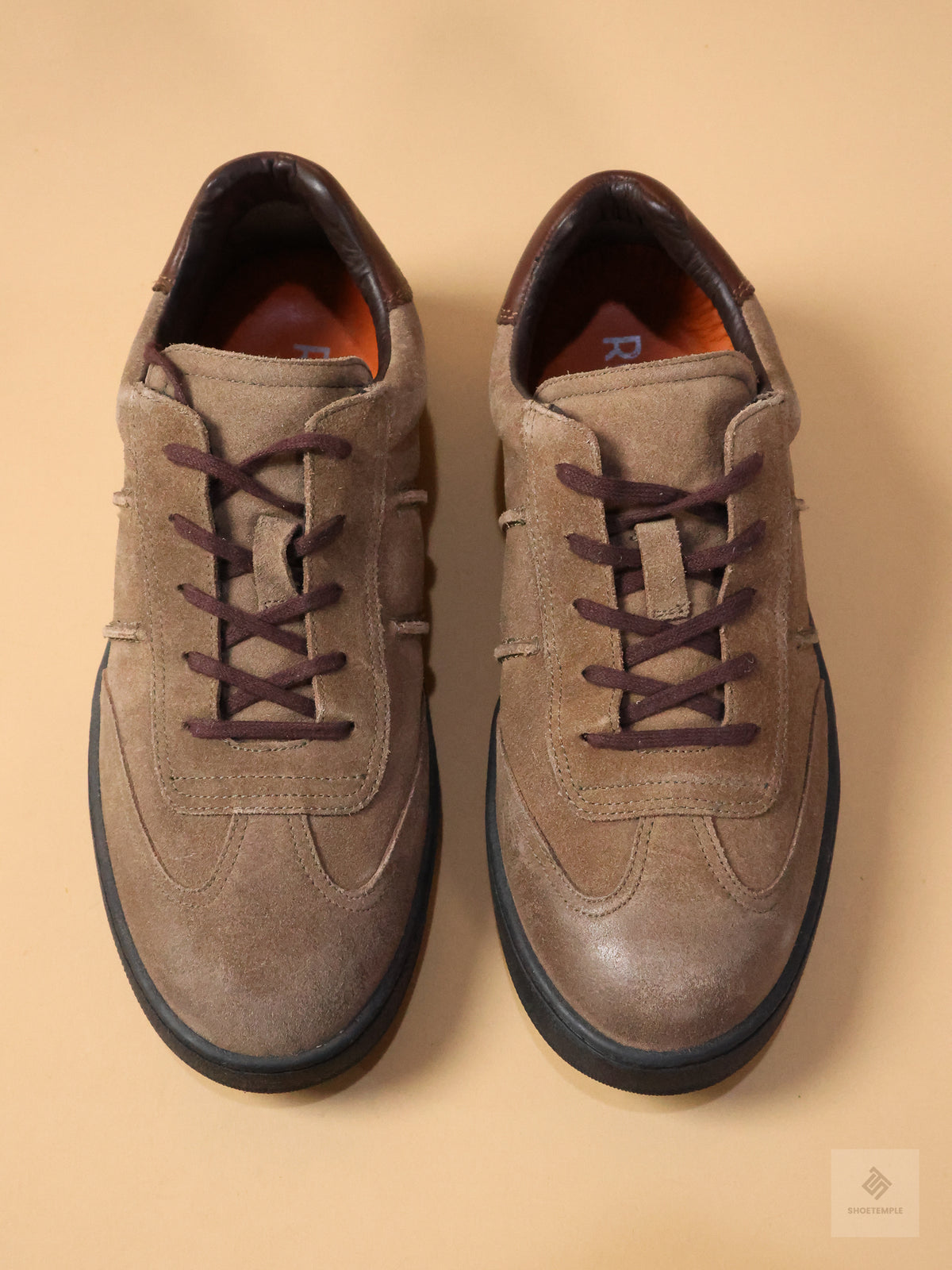 ROAN Beige Suede Sneaker
