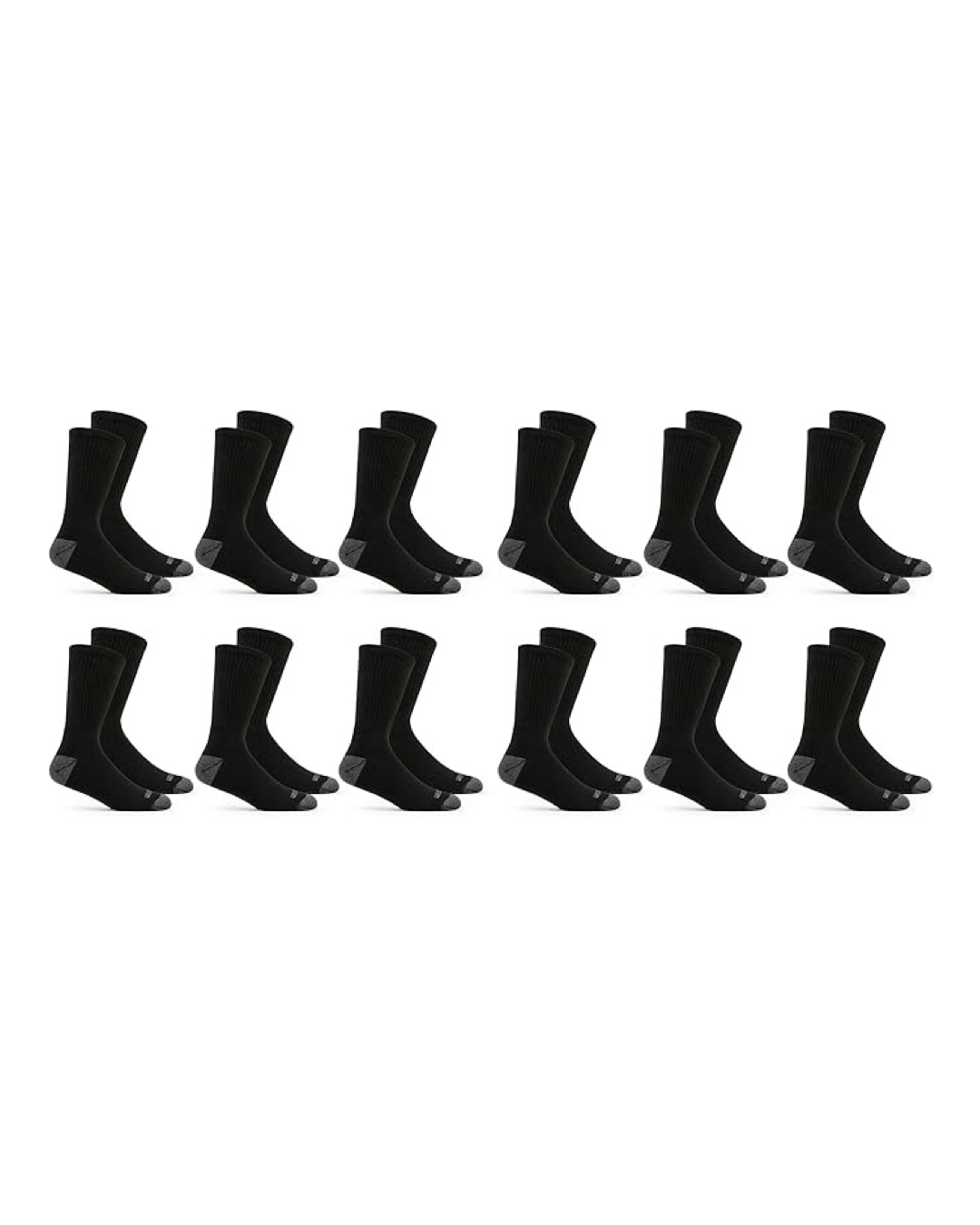 Fruit of the Loom Men's Dual Defense Crew Socks (12-Pack)