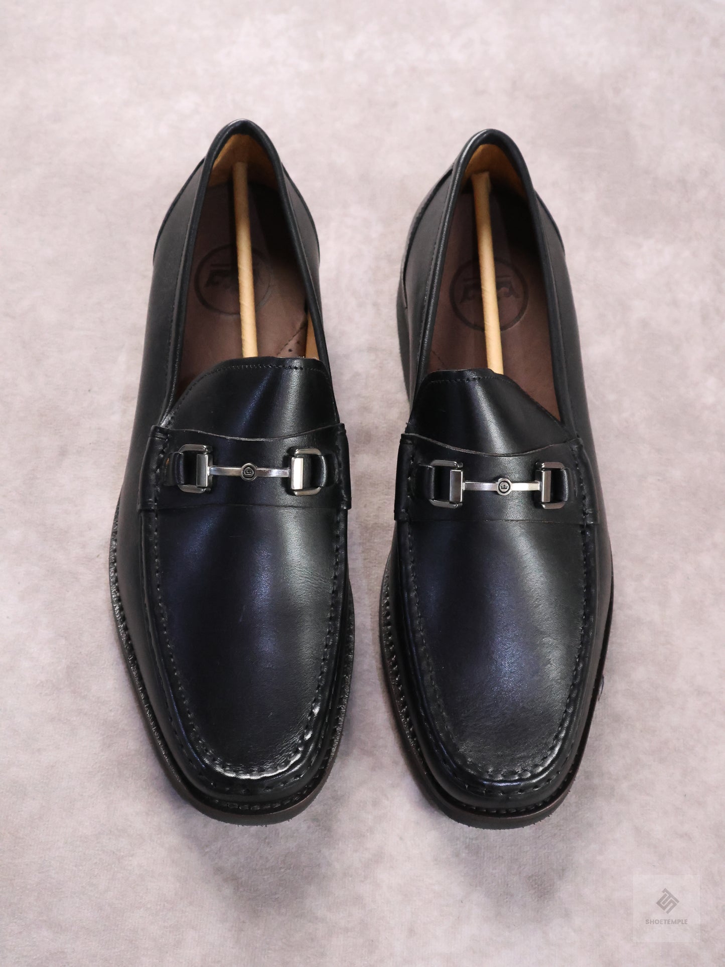 Peter Millar Black Leather Bit Loafer