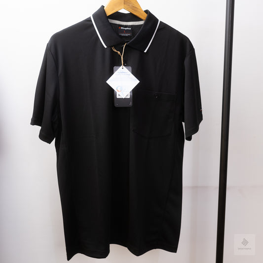 King Gee Moisture Wicking Polo Shirt - Black