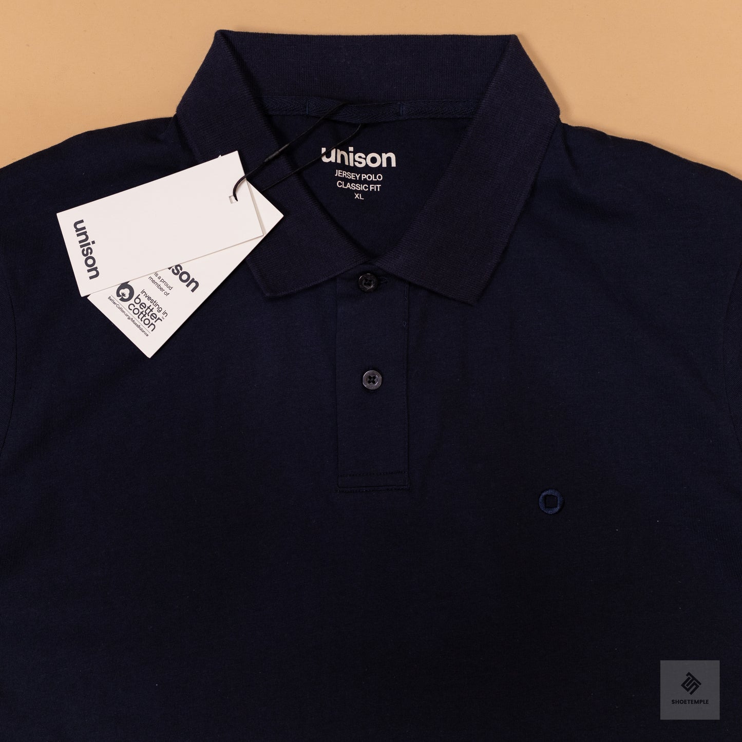 Unison Pique Polo - Navy