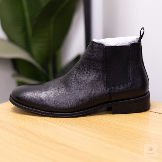 Gazman Leather Chelsea Boots Black