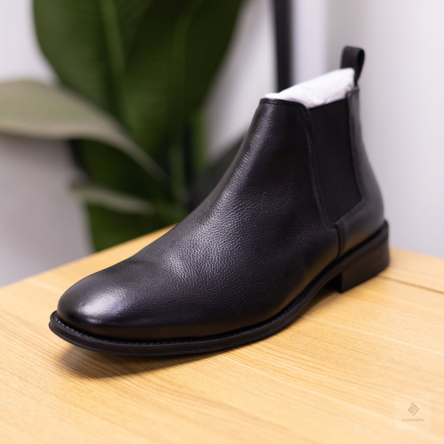 Gazman Leather Chelsea Boots Black