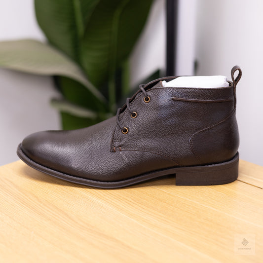 Gazman Leather Chukka Boots Brown