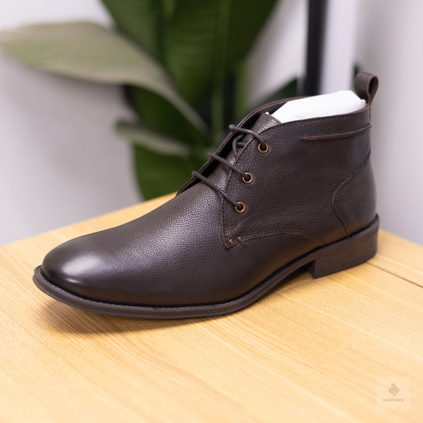 Gazman Leather Chukka Boots Brown