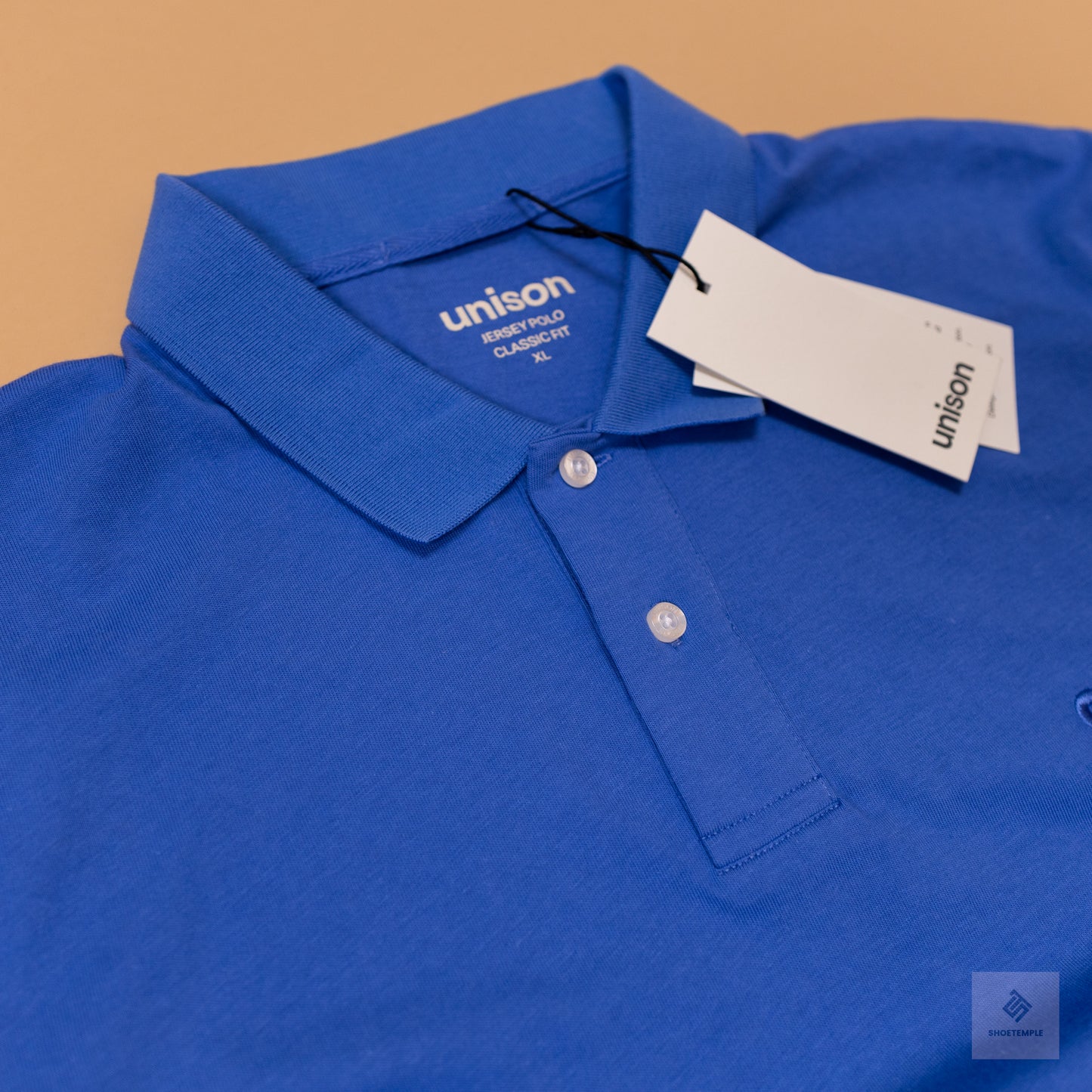 Unison Pique Polo  Blue