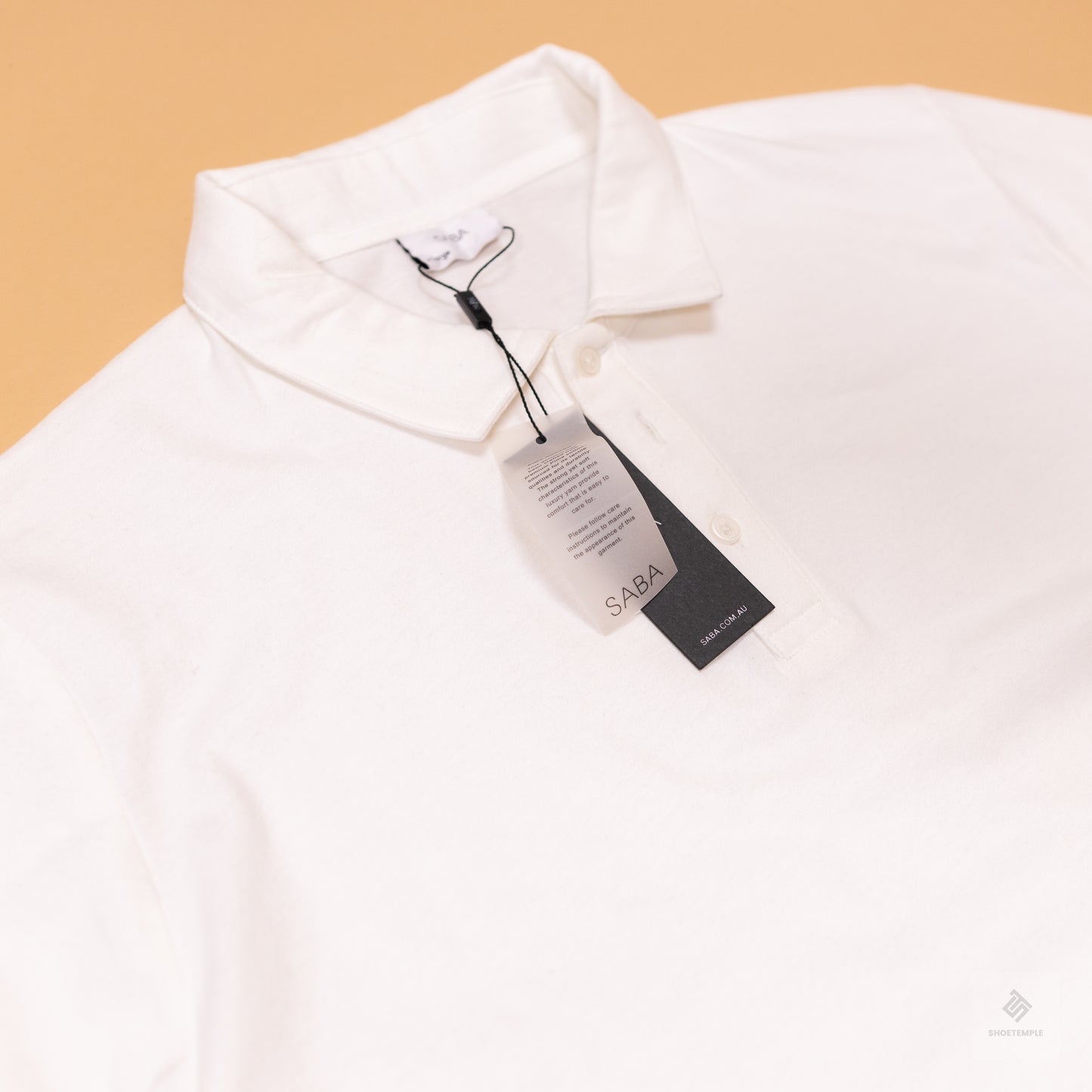 Saba All White Polo Shirt