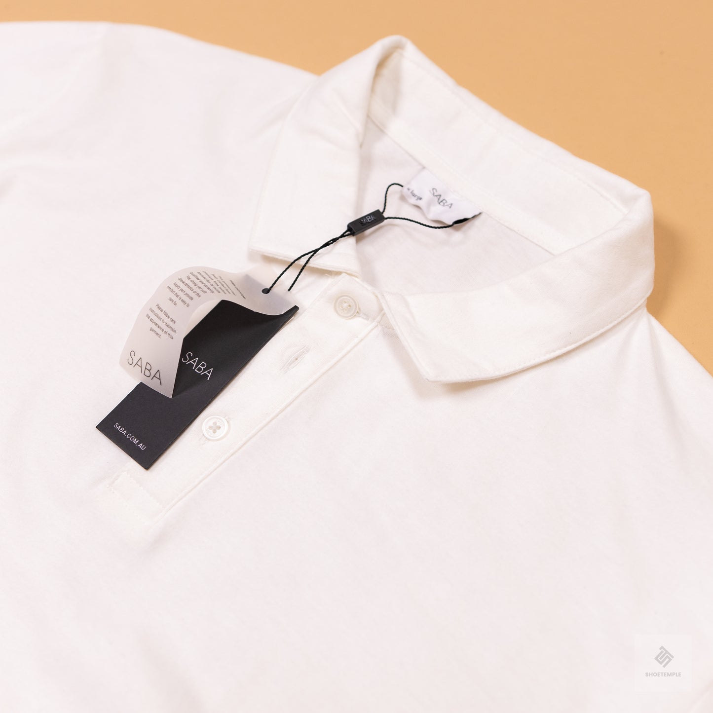 Saba All White Polo Shirt