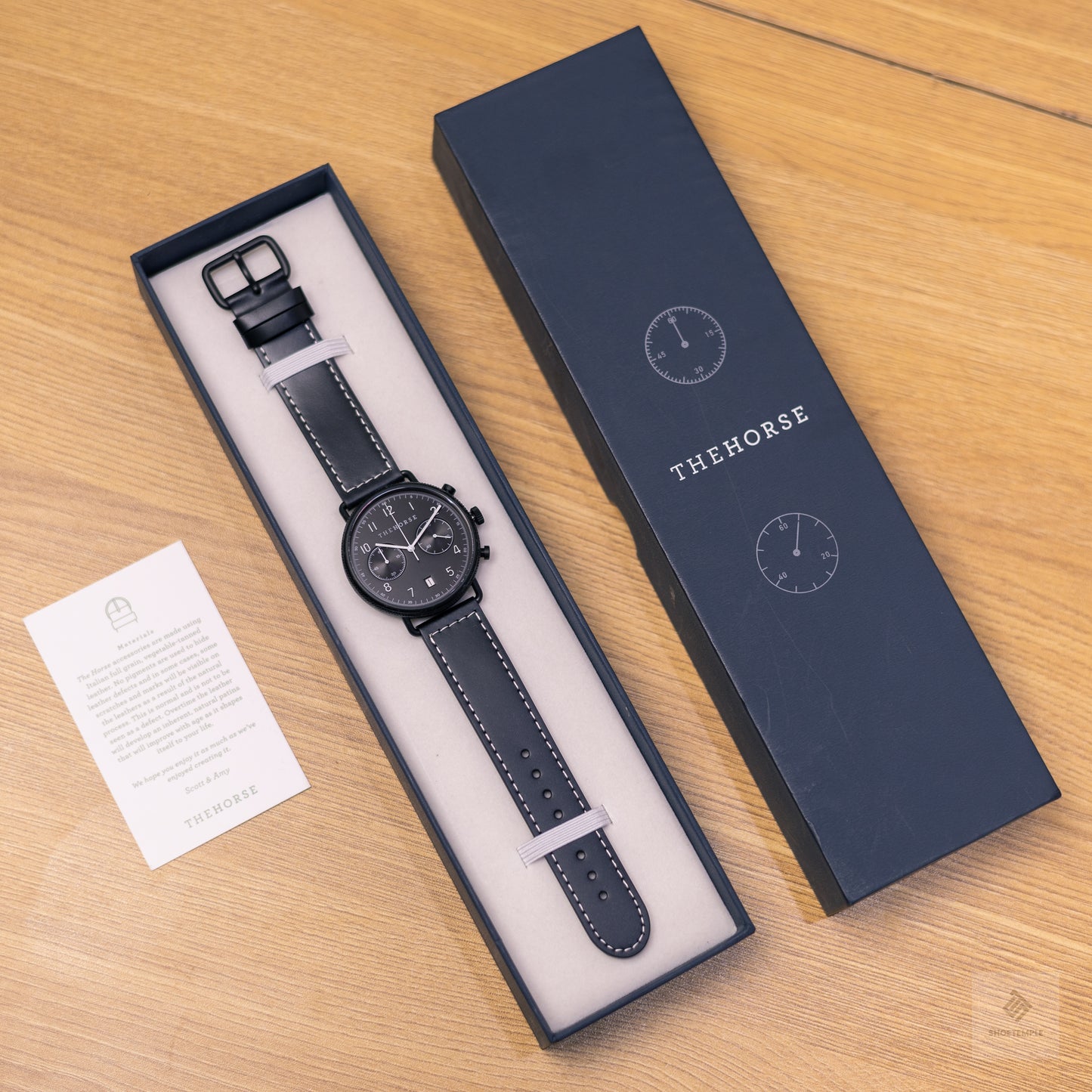 THE HORSE CHRONOGRAPH WATCH - Black