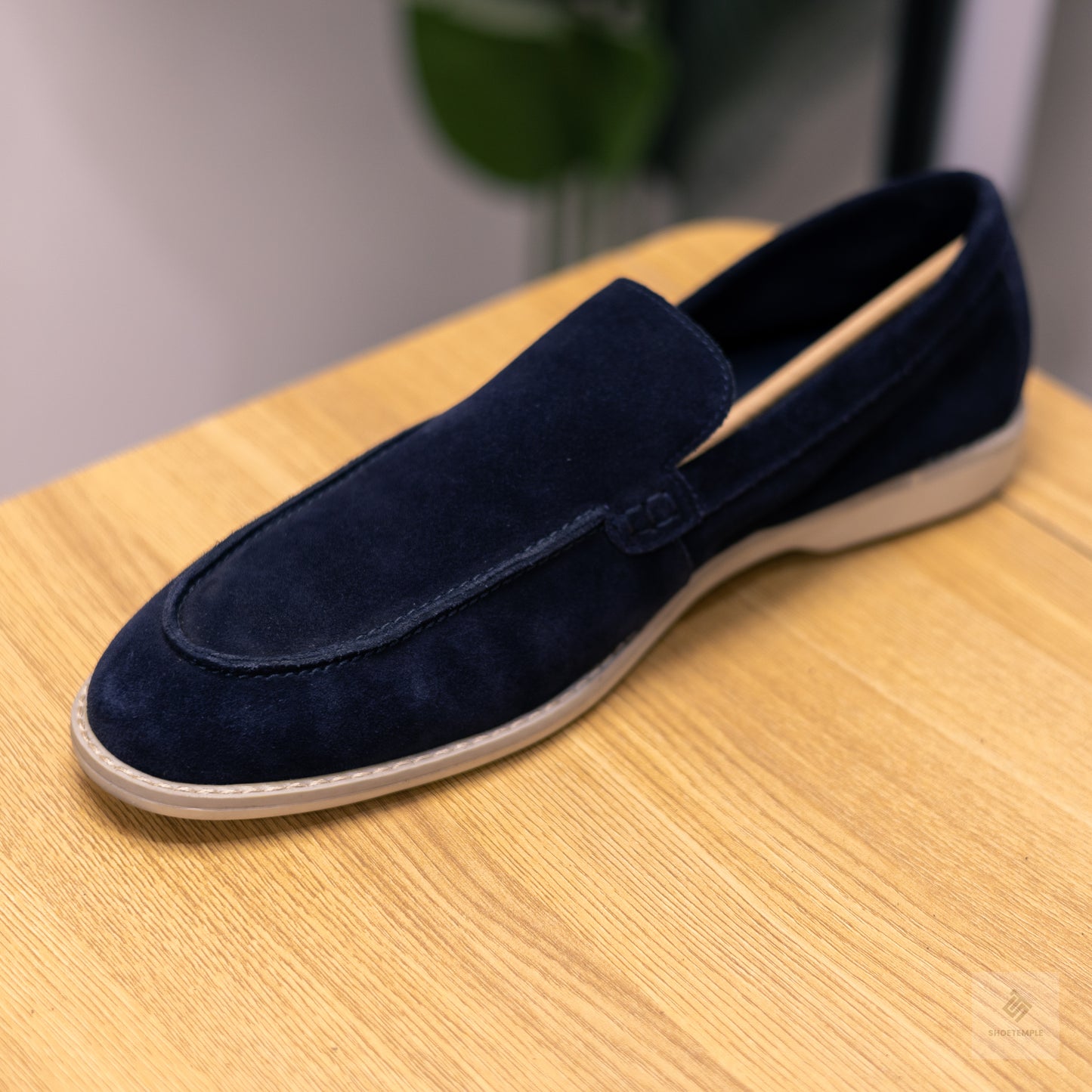 Unison Suede Loafer Navy Blue