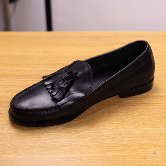 Brooks Brothers - Cheever Tassel Loafer with Kiltie - Black