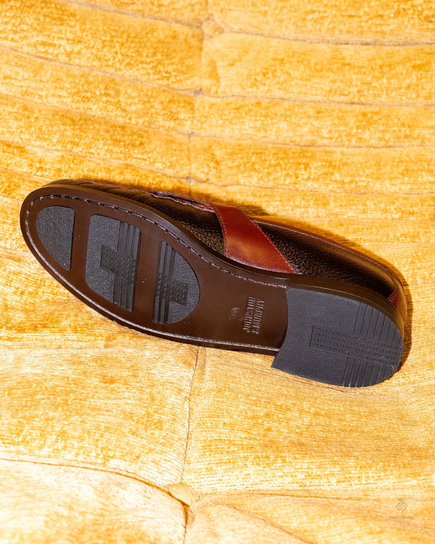 Johnston & Murphy Two Toned Kilted Tassel Loafers