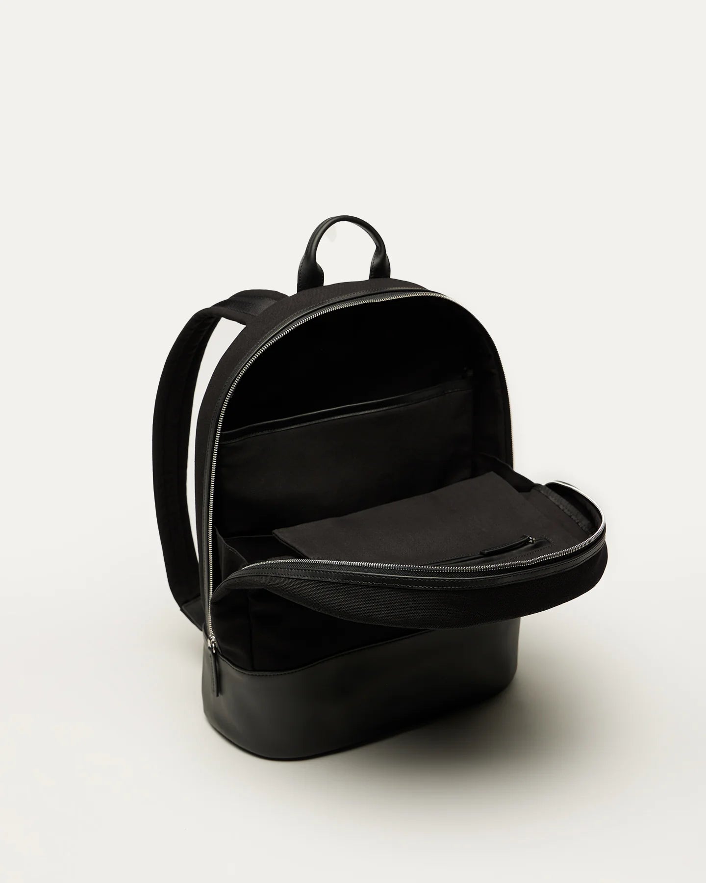 WANT LES ESSENTIELS Kastrup 2.0 Leather-Trimmed Recycled-Shell Backpack