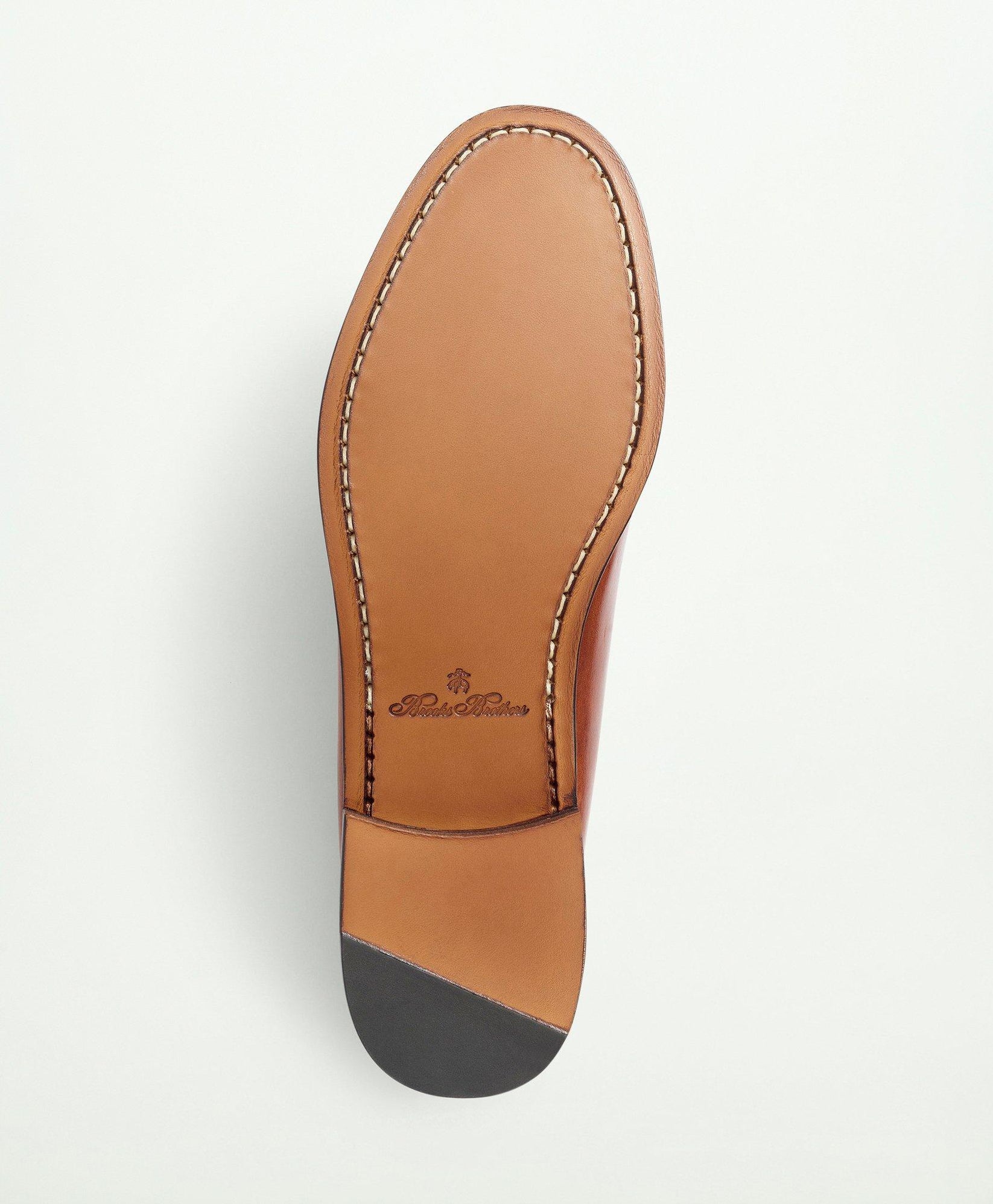 Brooks Brothers Leather Tassel Loafer Mules