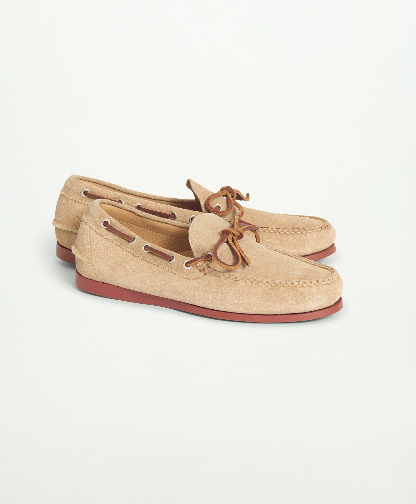 Brooks Brothers Sconset Camp Moc in Suede