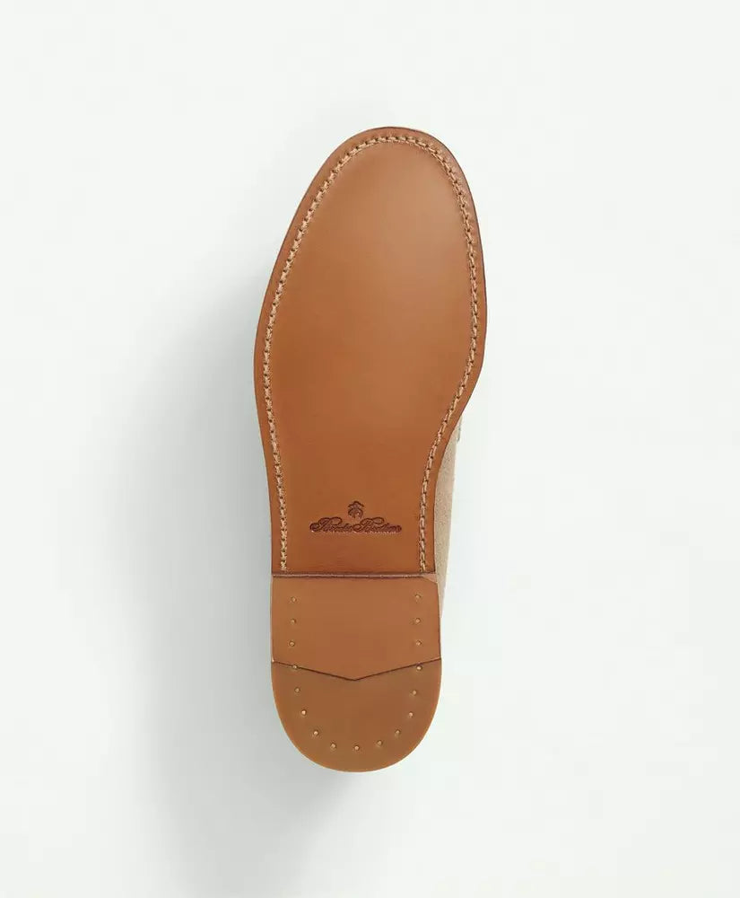 Brooks Brothers Suede Penny Loafers