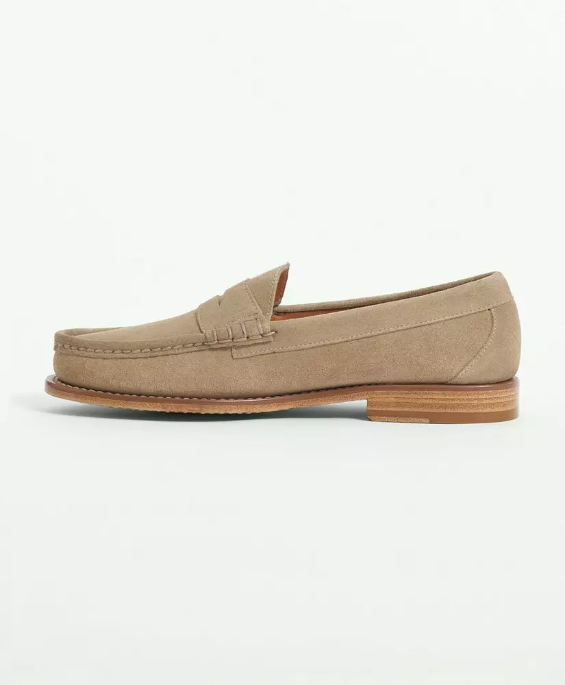 Brooks Brothers Suede Penny Loafers